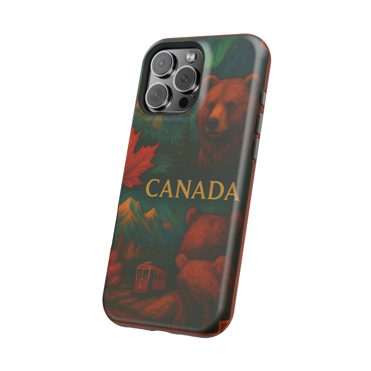 "Funda Magnética Reforzada Magnética Reforzada Canadá: Naturaleza Majestuosa y Espíritu Libre 🍁🏞️🦌"