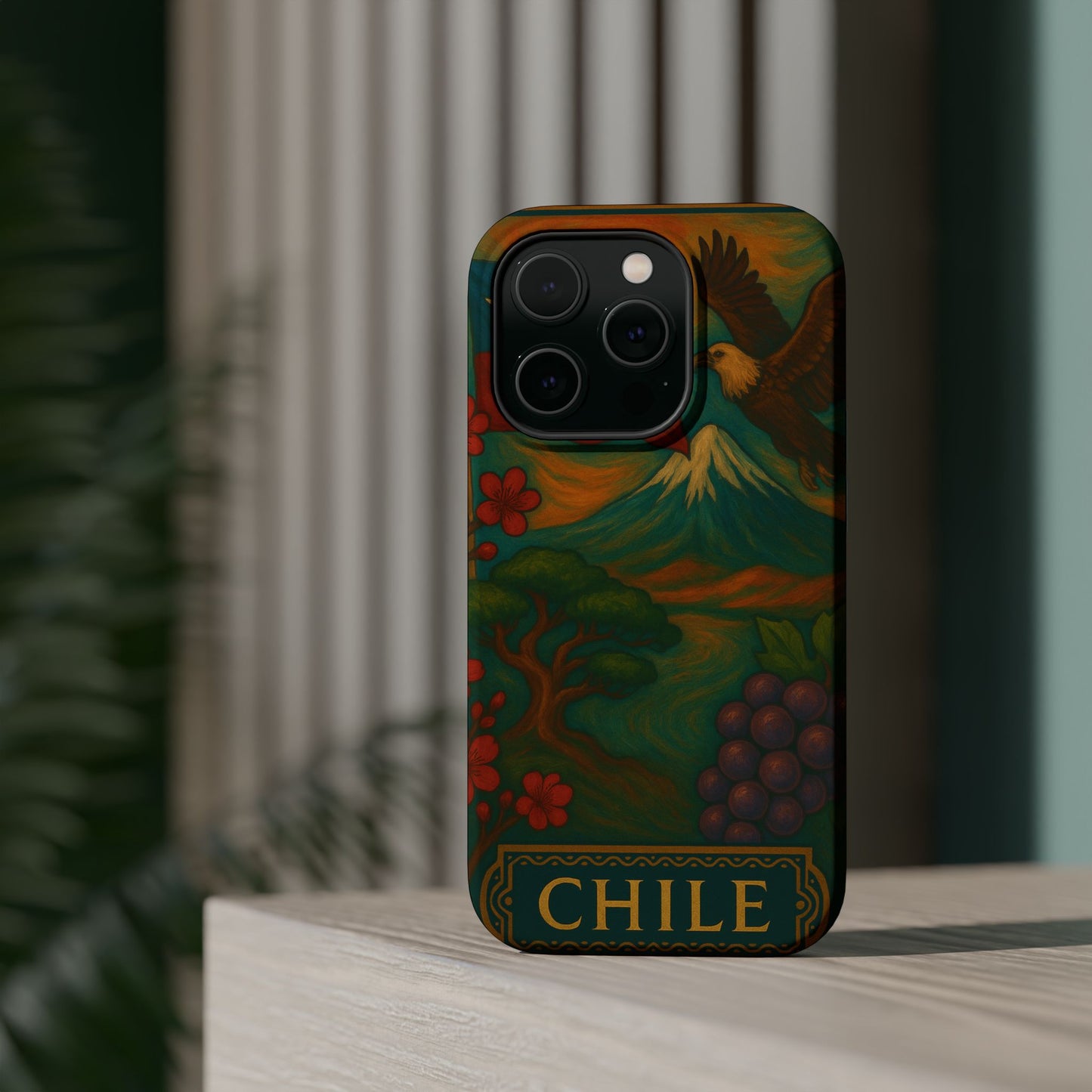 "Funda Magnética Reforzada Magnética Reforzada Chile: Naturaleza Indómita y Horizontes Eternos 🏔️🍇🏜️"