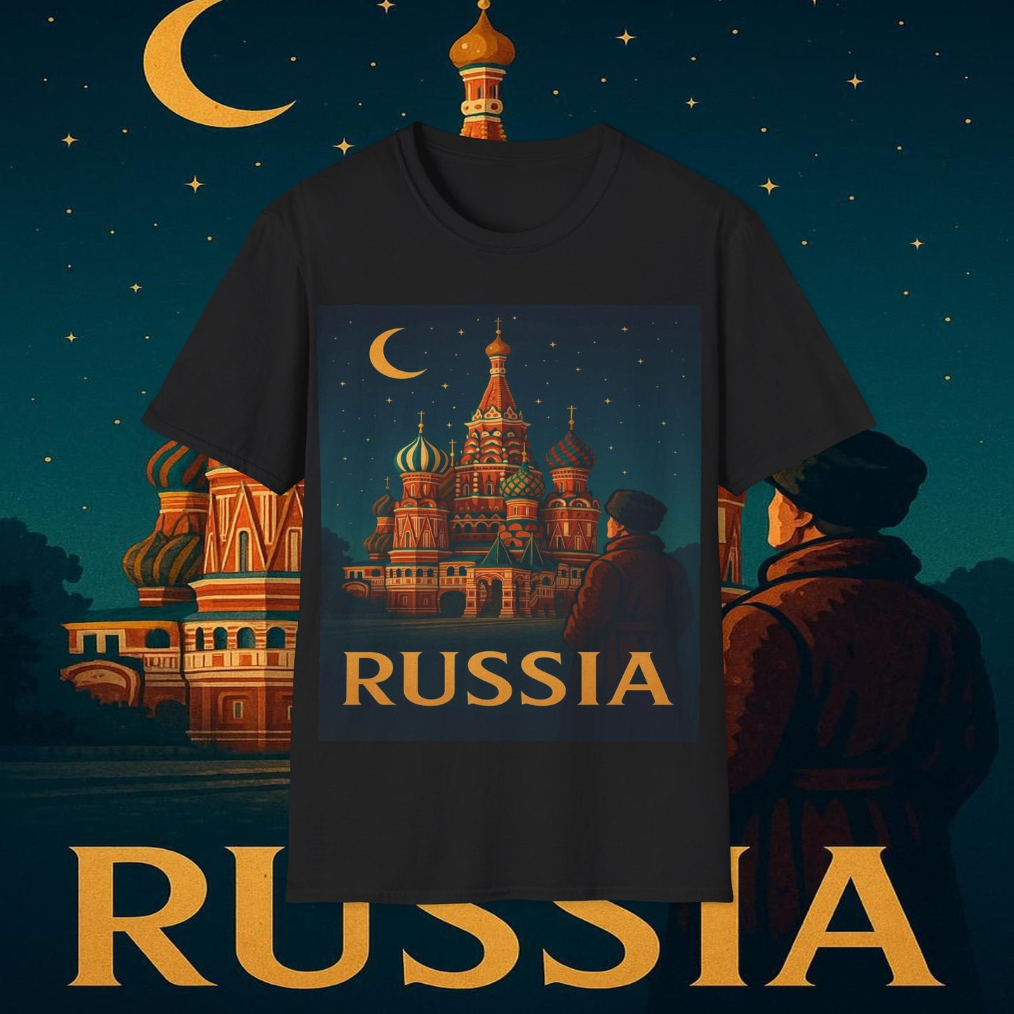 "Camiseta Rusia ❄️ – Tierra de historia, misterio y grandeza"