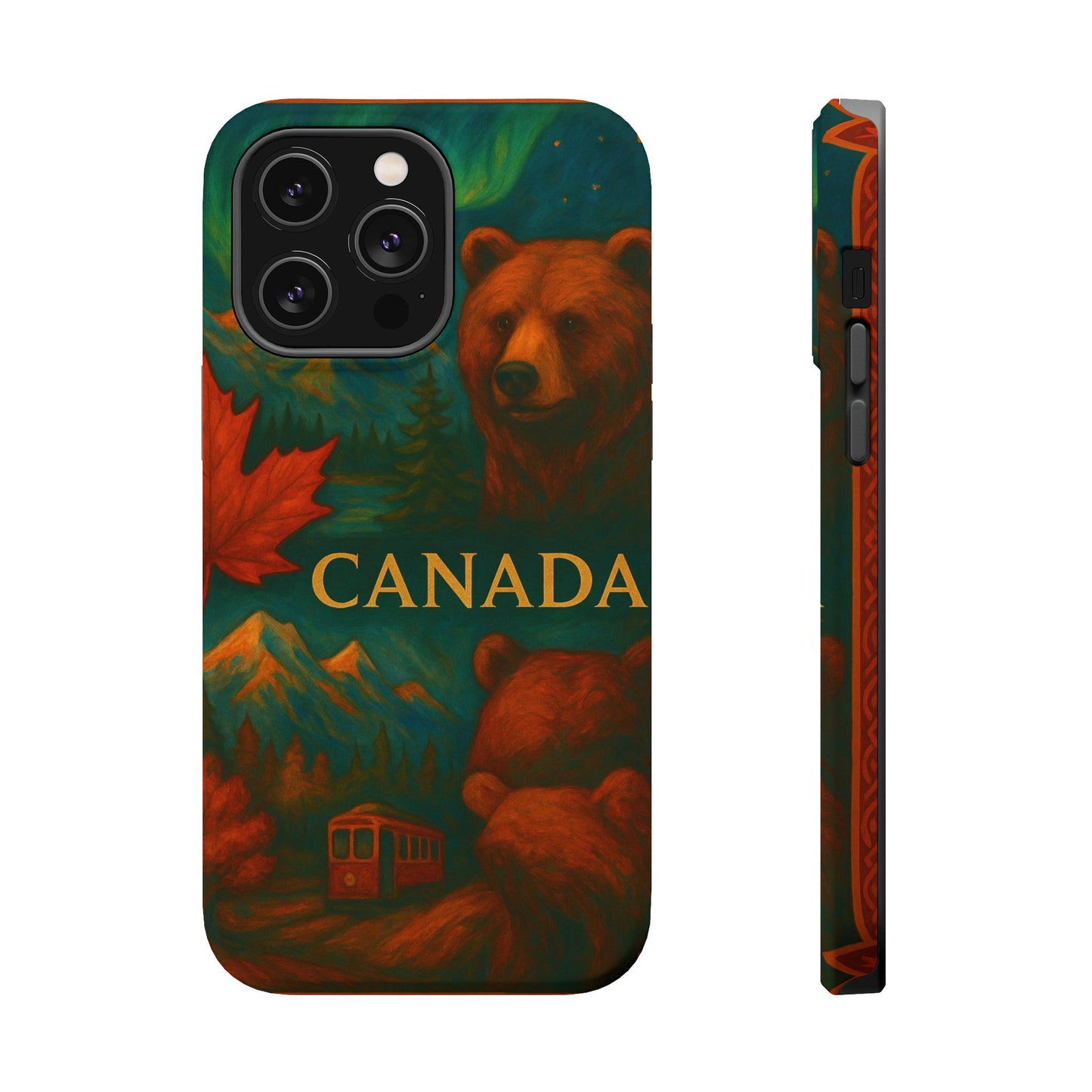 "Funda Magnética Reforzada Magnética Reforzada Canadá: Naturaleza Majestuosa y Espíritu Libre 🍁🏞️🦌"