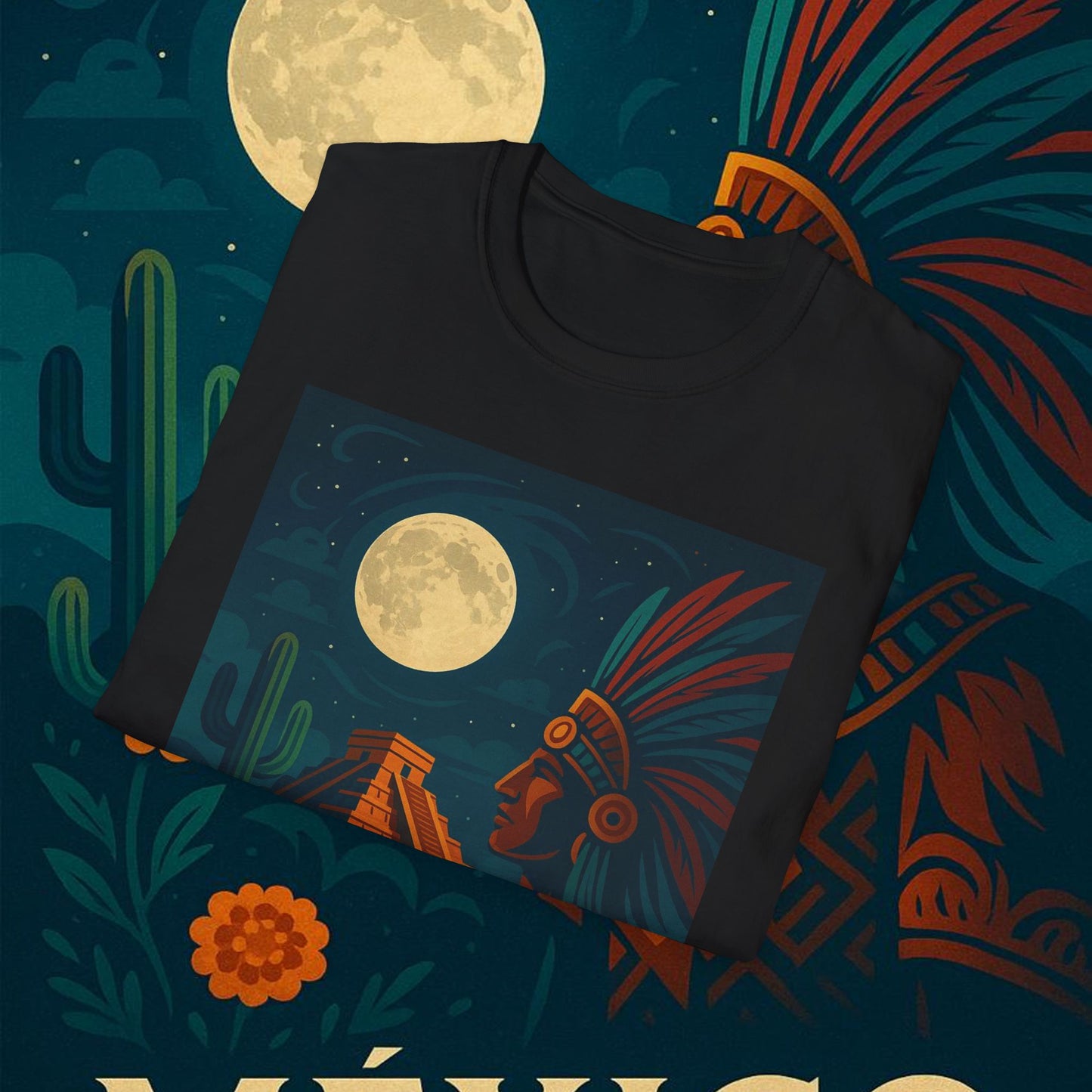 "Camiseta México: Tierra de Colores, Cultura y Corazón 🌵🎉🪅"