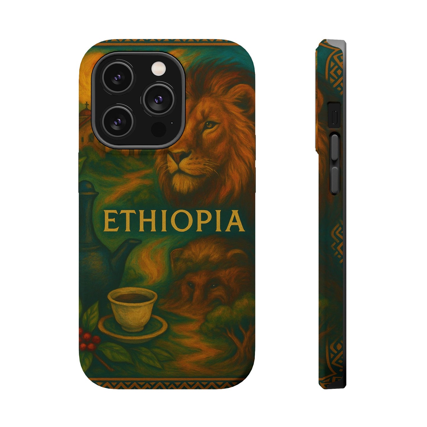 "Reinforced Magnetic Case Ethiopia – Sacred Land and Ancestral Soul"