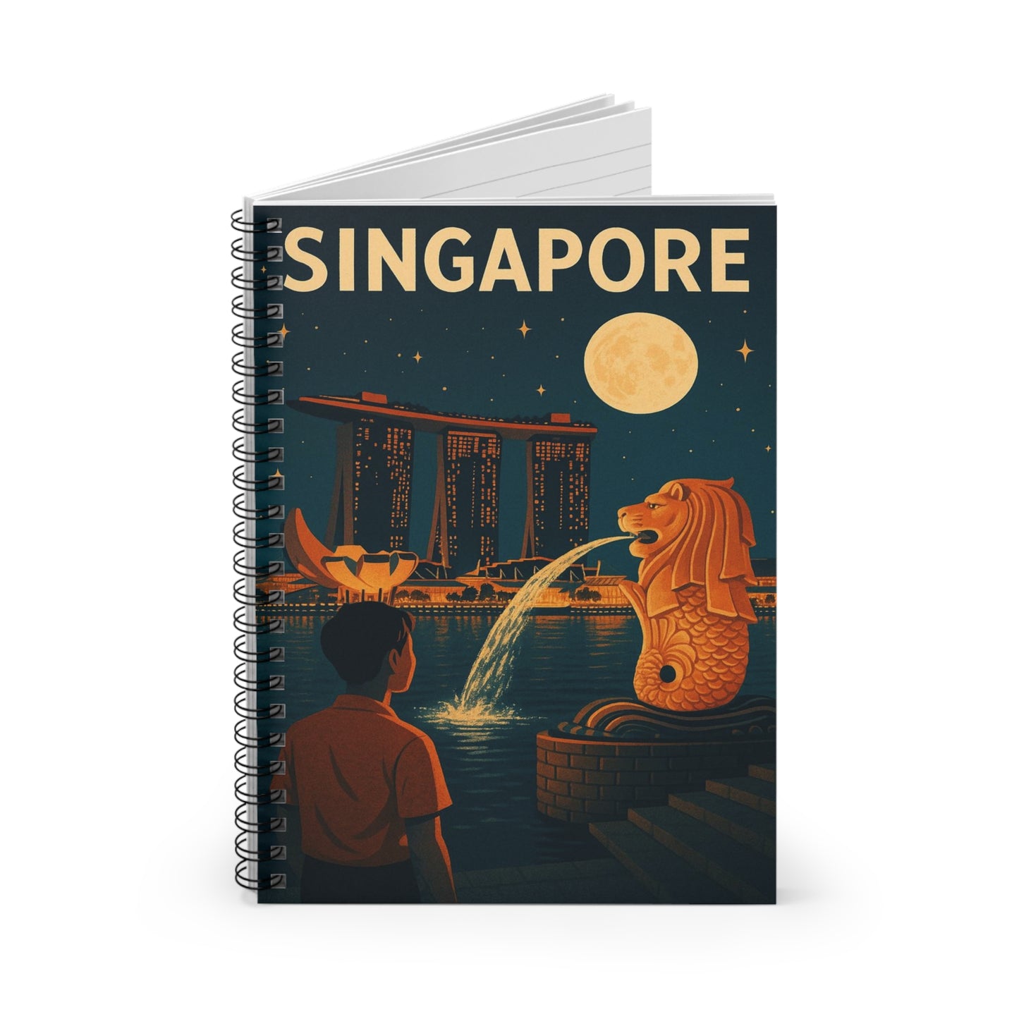 "libreta Singapur 🌆 – Futuro, cultura y naturaleza en un solo lugar"