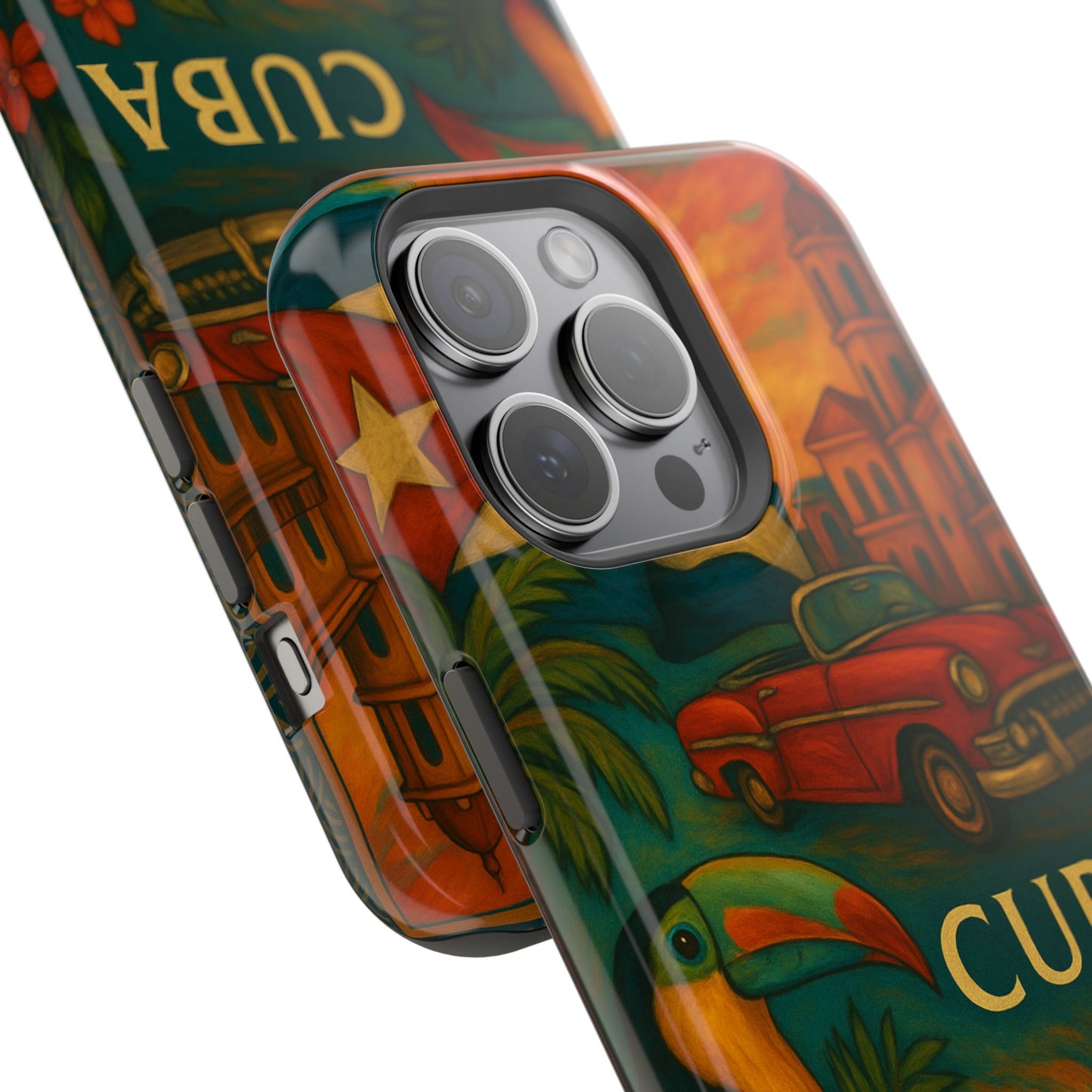 "Reinforced Magnetic Case Reinforced Magnetic Case Cuba: Rhythm, History and Caribbean Charm 🎺🚗🌴"