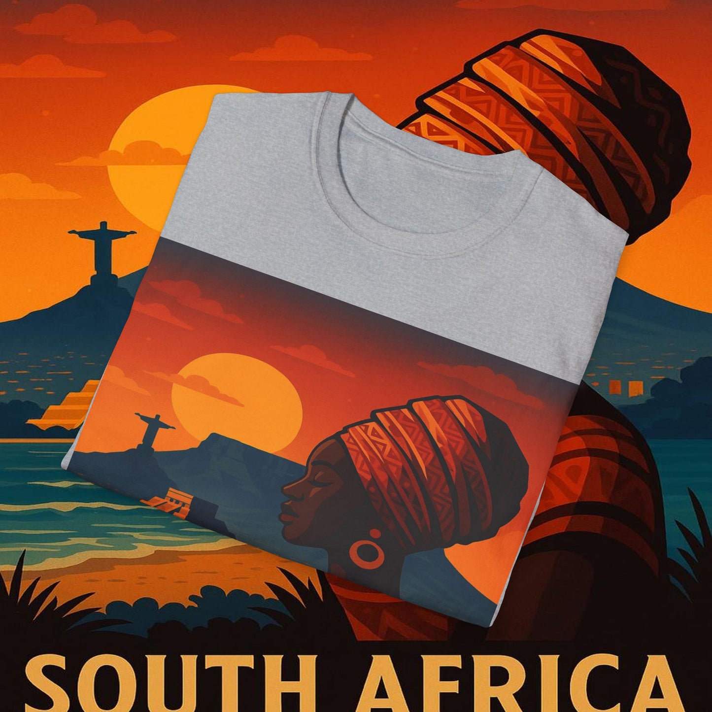 "Camiseta Sudáfrica 🌍 – Un mundo de aventuras y diversidad"