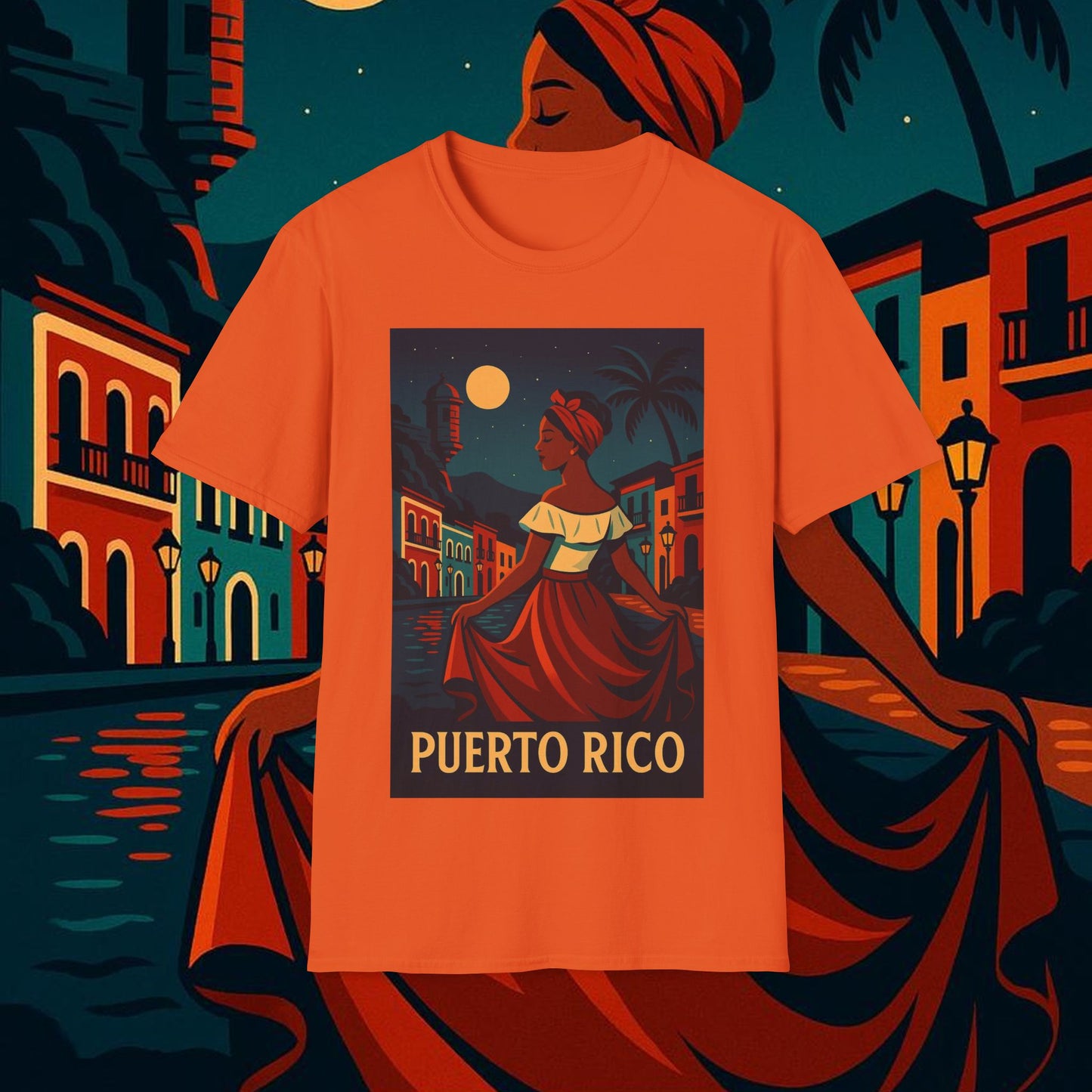 "Camiseta Puerto Rico – Ritmo, alma y color caribeño"