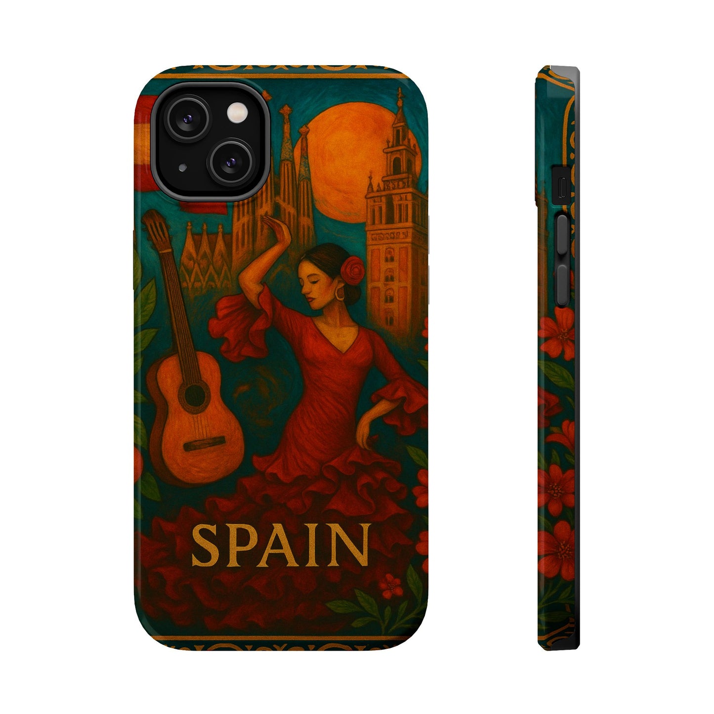 "Funda Magnética Reforzada Magnética Reforzada España: Pasión, Arte y Sabores que Enamoran 🎨💃🍷"