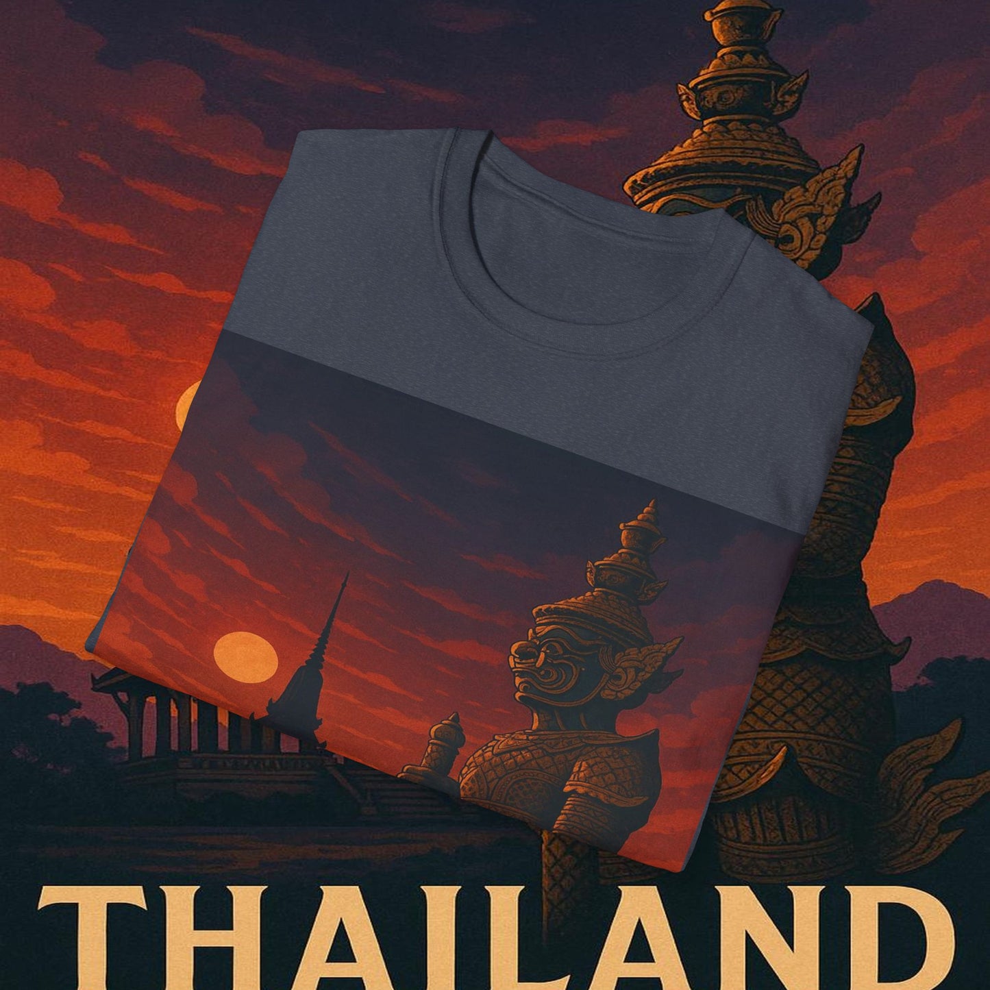 "Camiseta Thailand🌴 – El Reino de las Sonrisas y la Aventura"