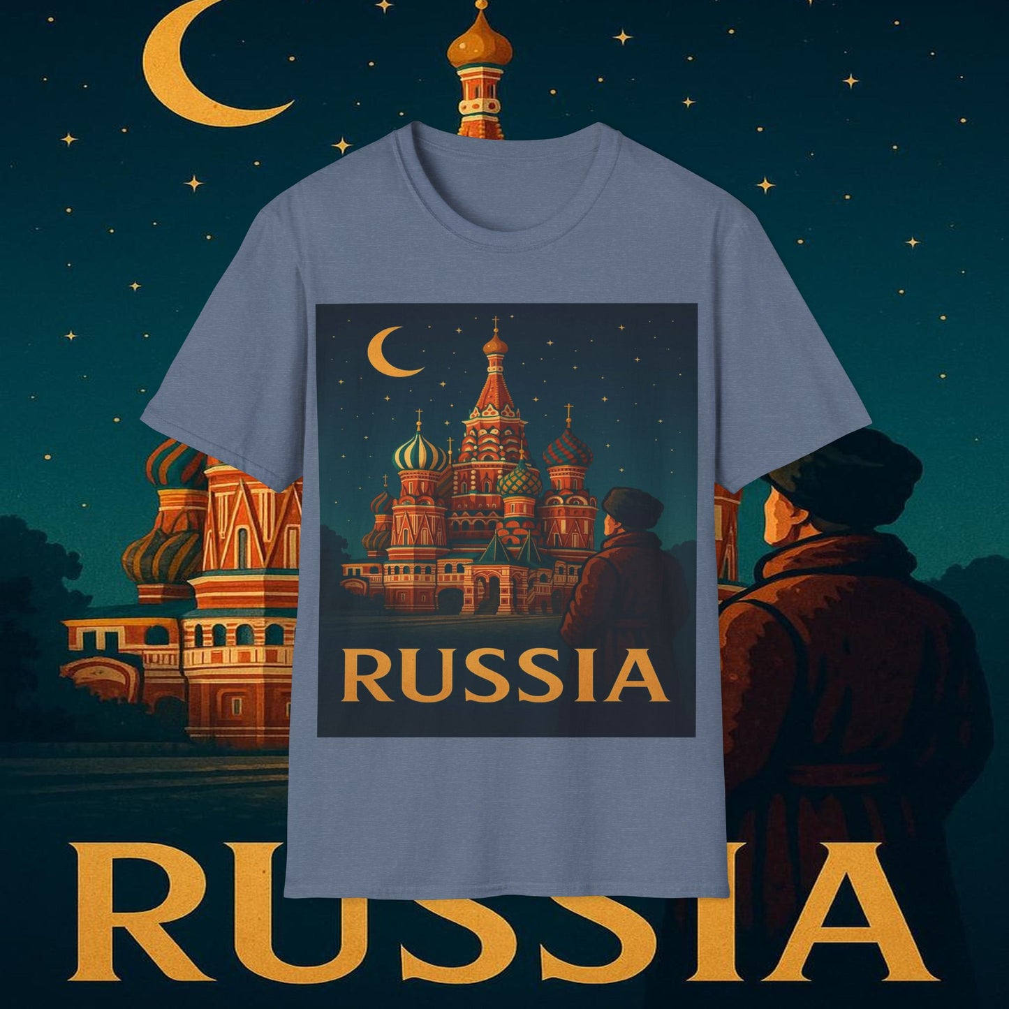 "Camiseta Rusia ❄️ – Tierra de historia, misterio y grandeza"