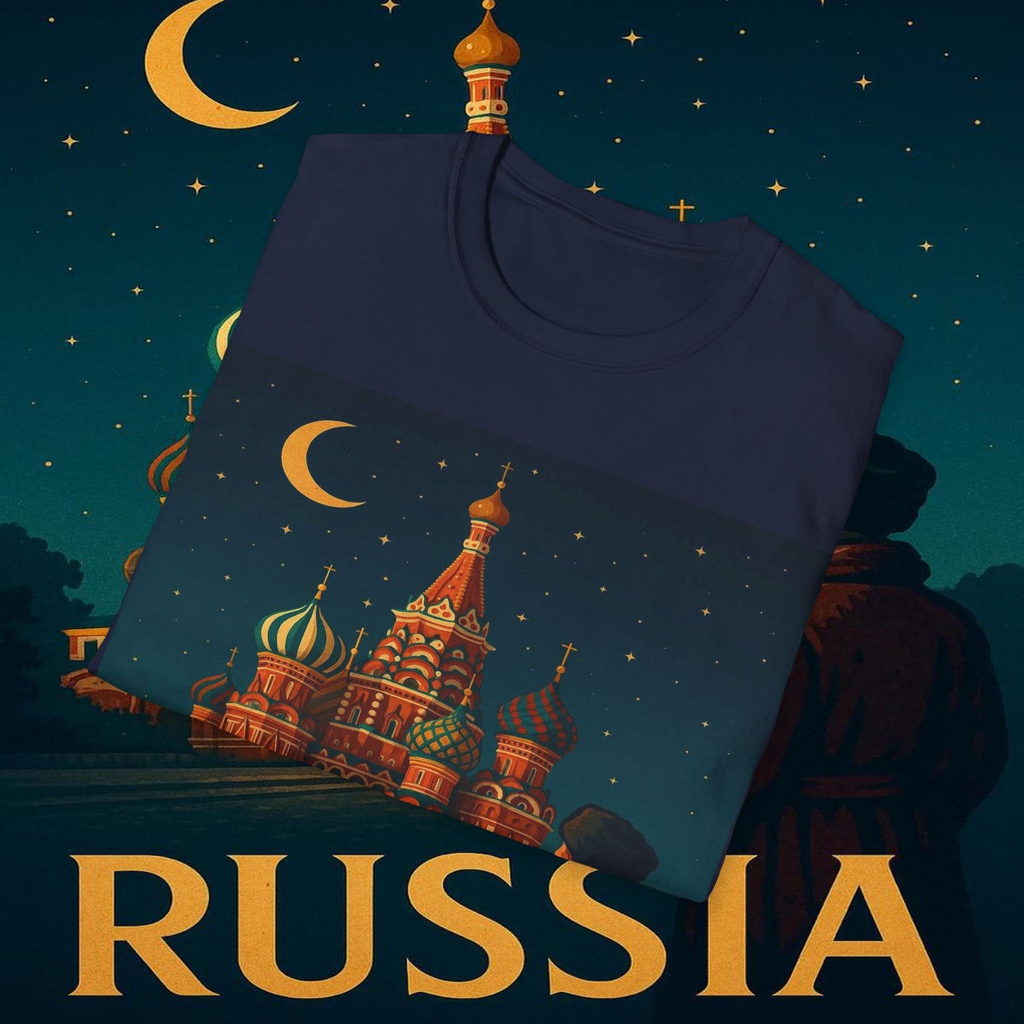 "Camiseta Rusia ❄️ – Tierra de historia, misterio y grandeza"
