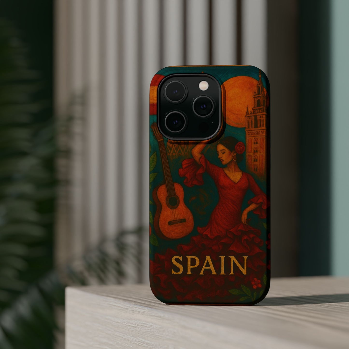 "Funda Magnética Reforzada Magnética Reforzada España: Pasión, Arte y Sabores que Enamoran 🎨💃🍷"