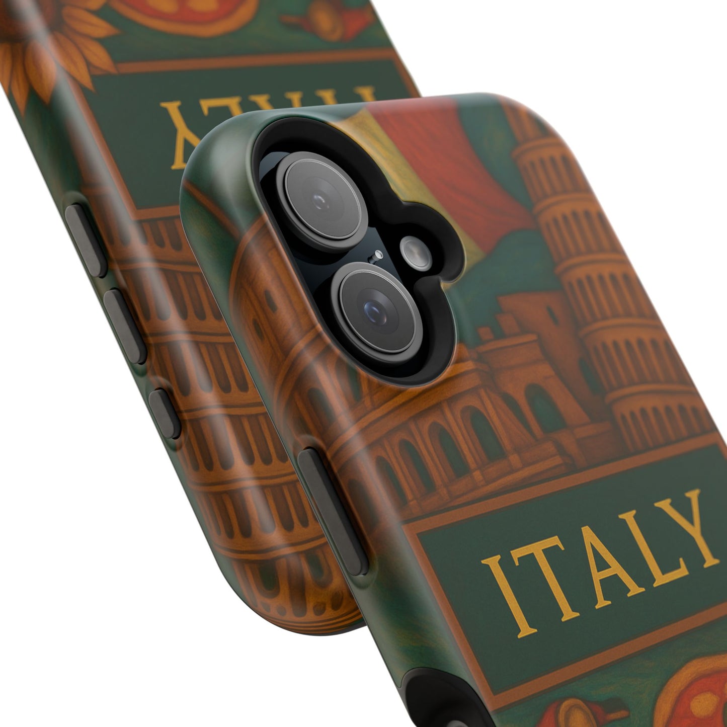 "Funda Magnética Reforzada Magnética Reforzada Italia: Arte, Pasión y Sabores Eternos 🎨🍝🏛️"
