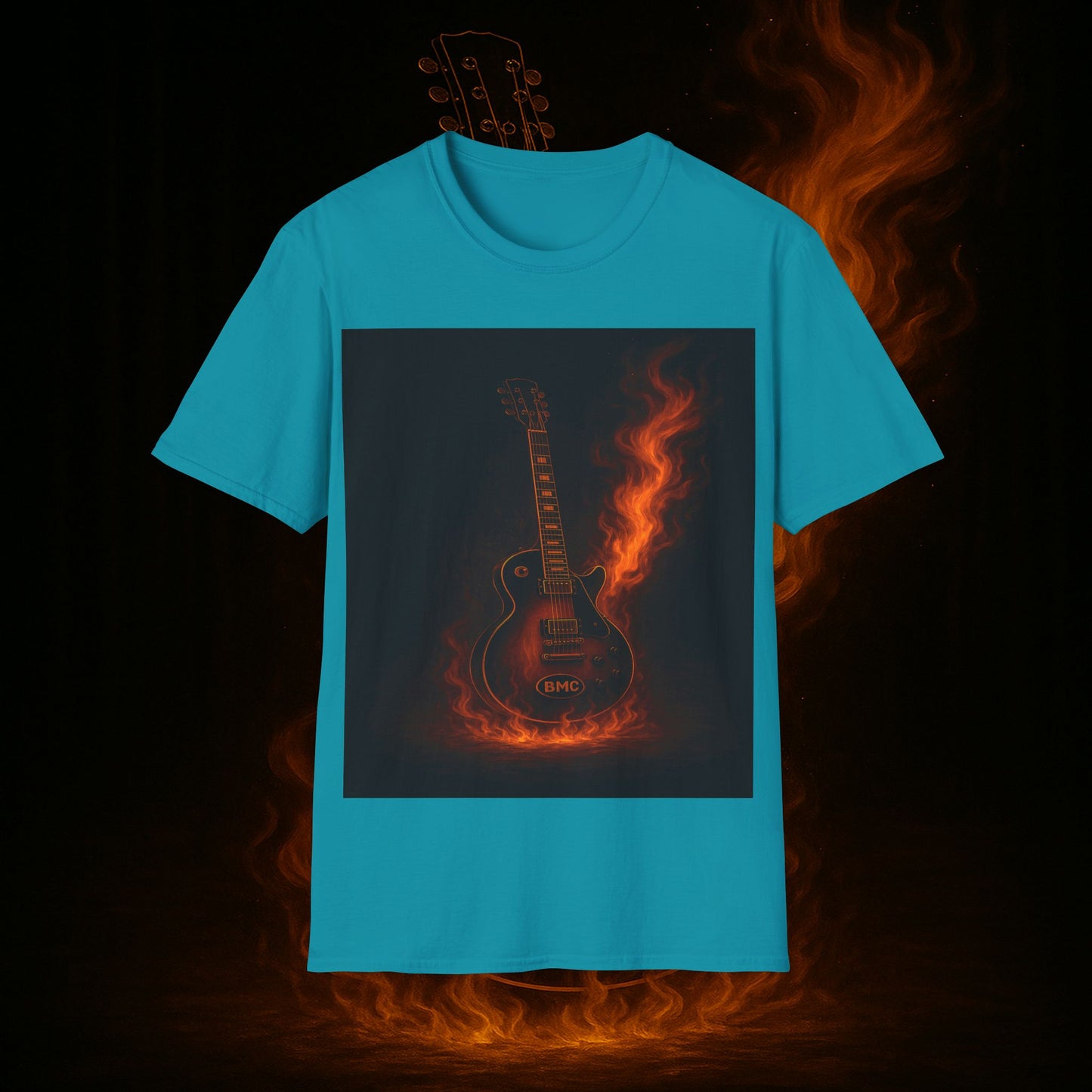 "Camiseta guitarra 🎸🔥Donde vibra una cuerda, nace una llamarada.” 🔥🎸