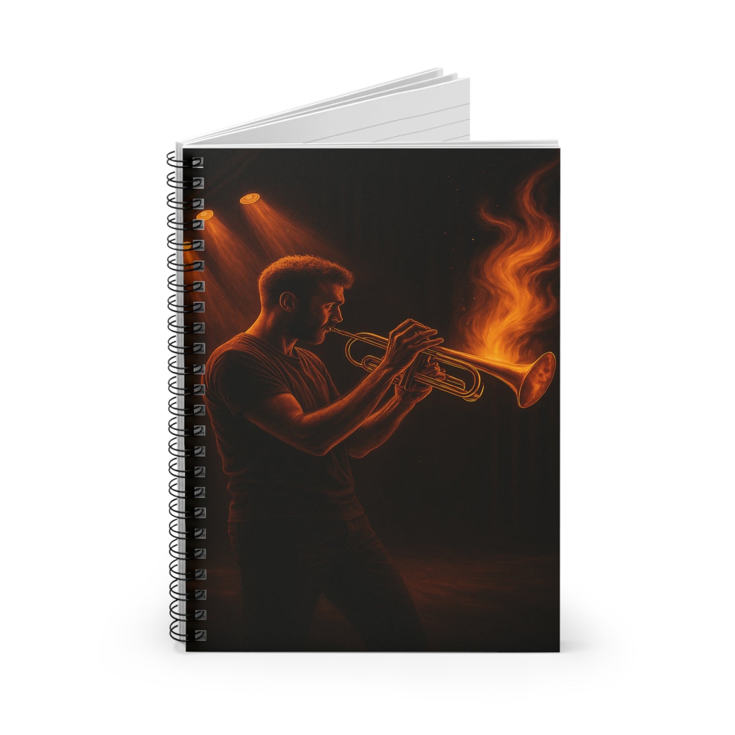 "libreta trompeta 🎺🔥Donde hay fuego, hay música.”