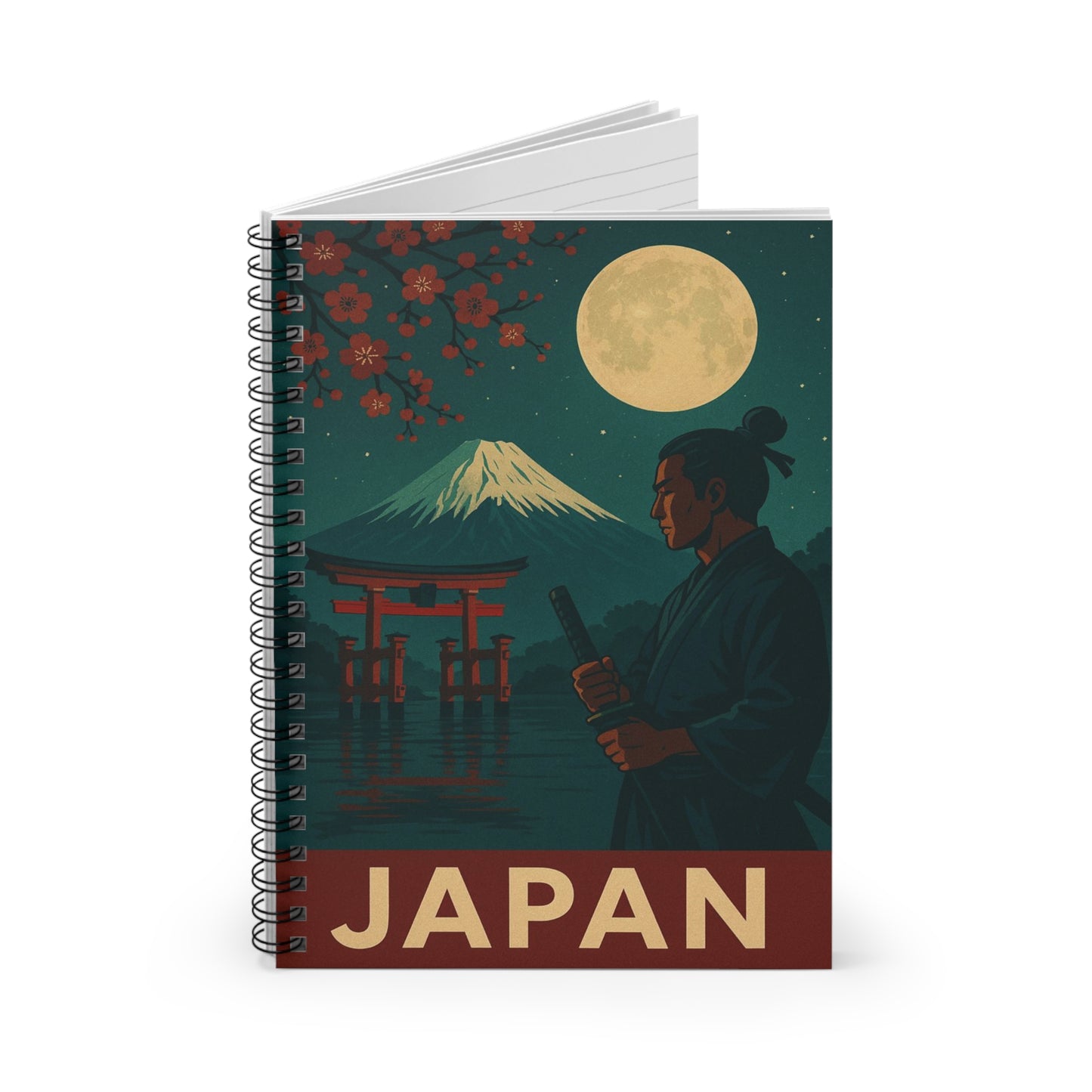 "libreta Japón: Tradición entre Cerezos y Montañas 🌸⛩️🗻"
