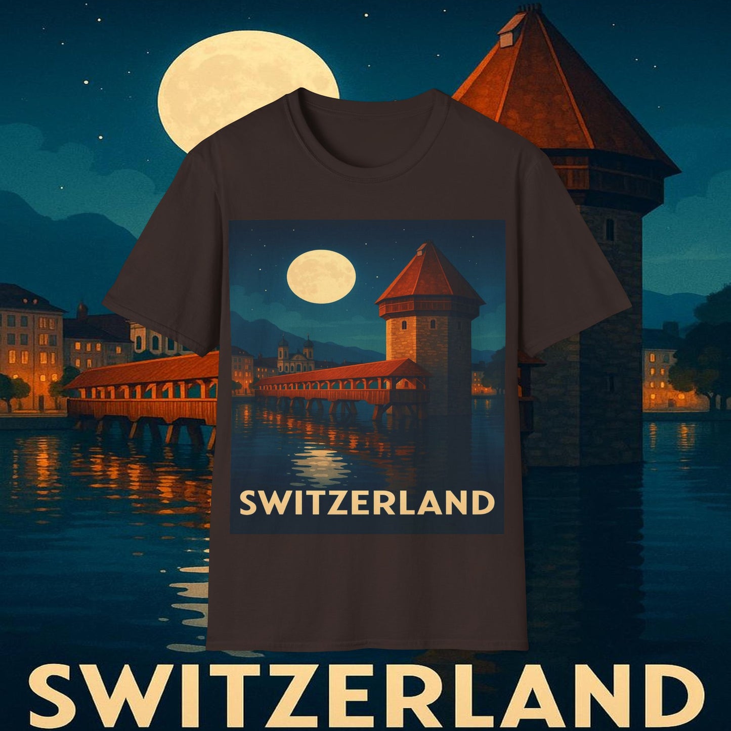 "Camiseta suiza❄️ – Tierra de montañas majestuosas y precisión legendaria"