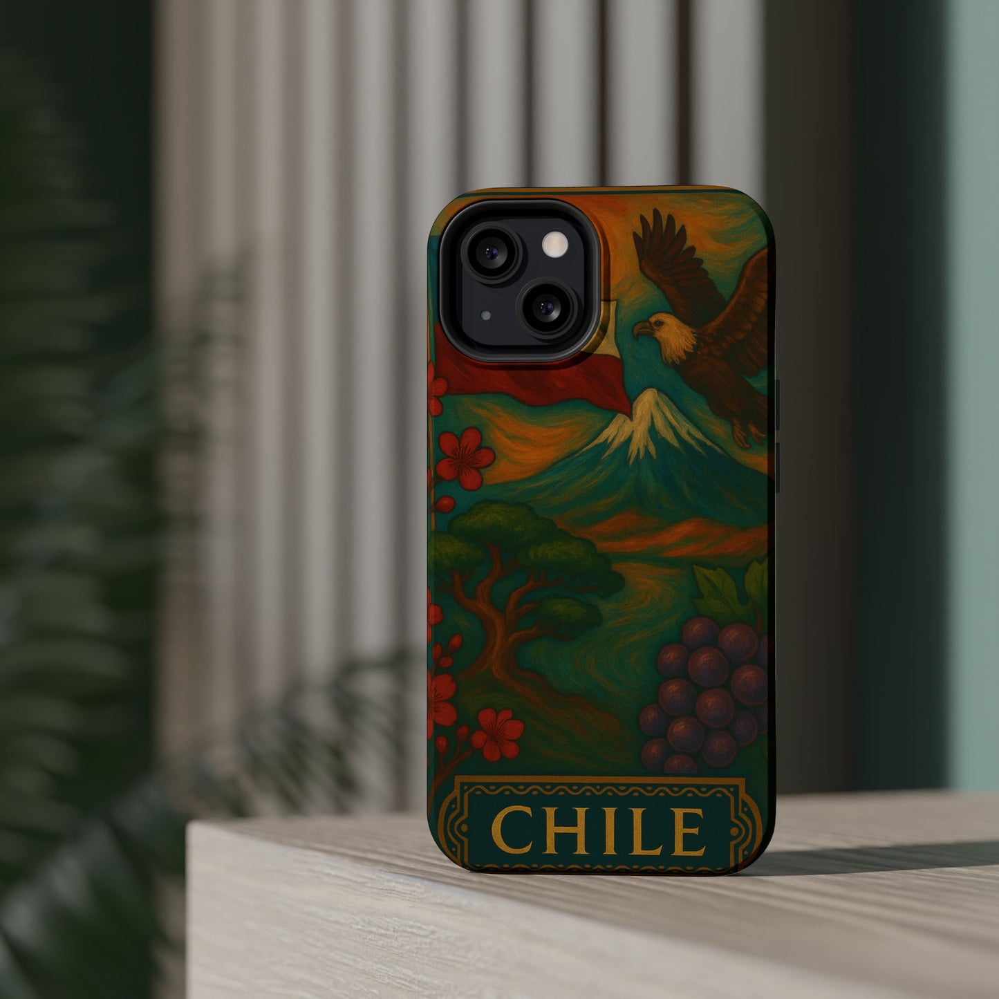 "Funda Magnética Reforzada Magnética Reforzada Chile: Naturaleza Indómita y Horizontes Eternos 🏔️🍇🏜️"