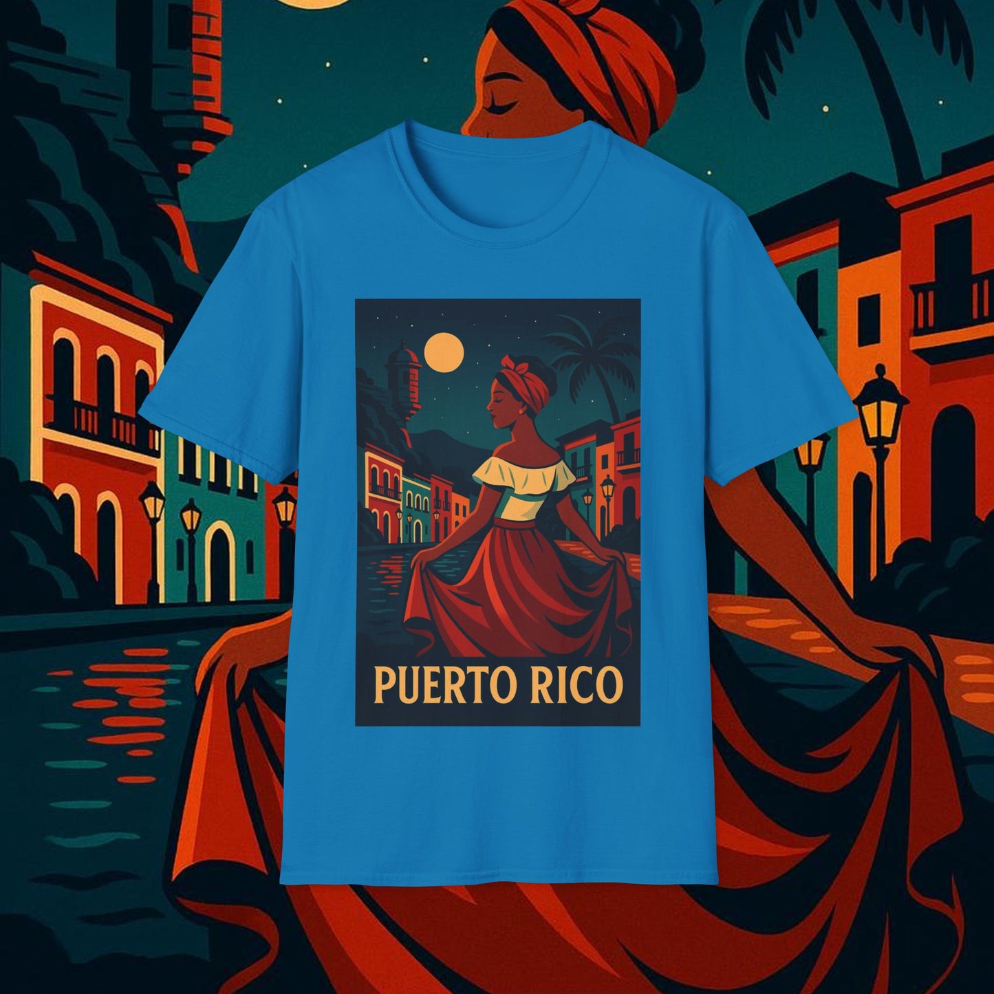 "Camiseta Puerto Rico – Ritmo, alma y color caribeño"