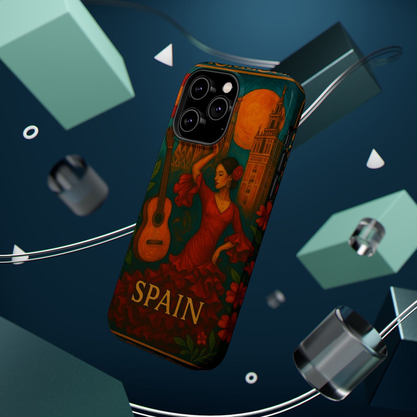 "Funda Magnética Reforzada Magnética Reforzada España: Pasión, Arte y Sabores que Enamoran 🎨💃🍷"