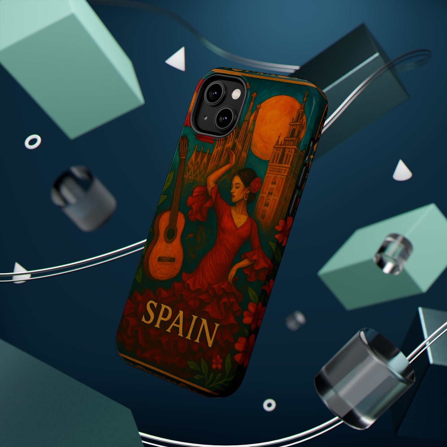 "Funda Magnética Reforzada Magnética Reforzada España: Pasión, Arte y Sabores que Enamoran 🎨💃🍷"
