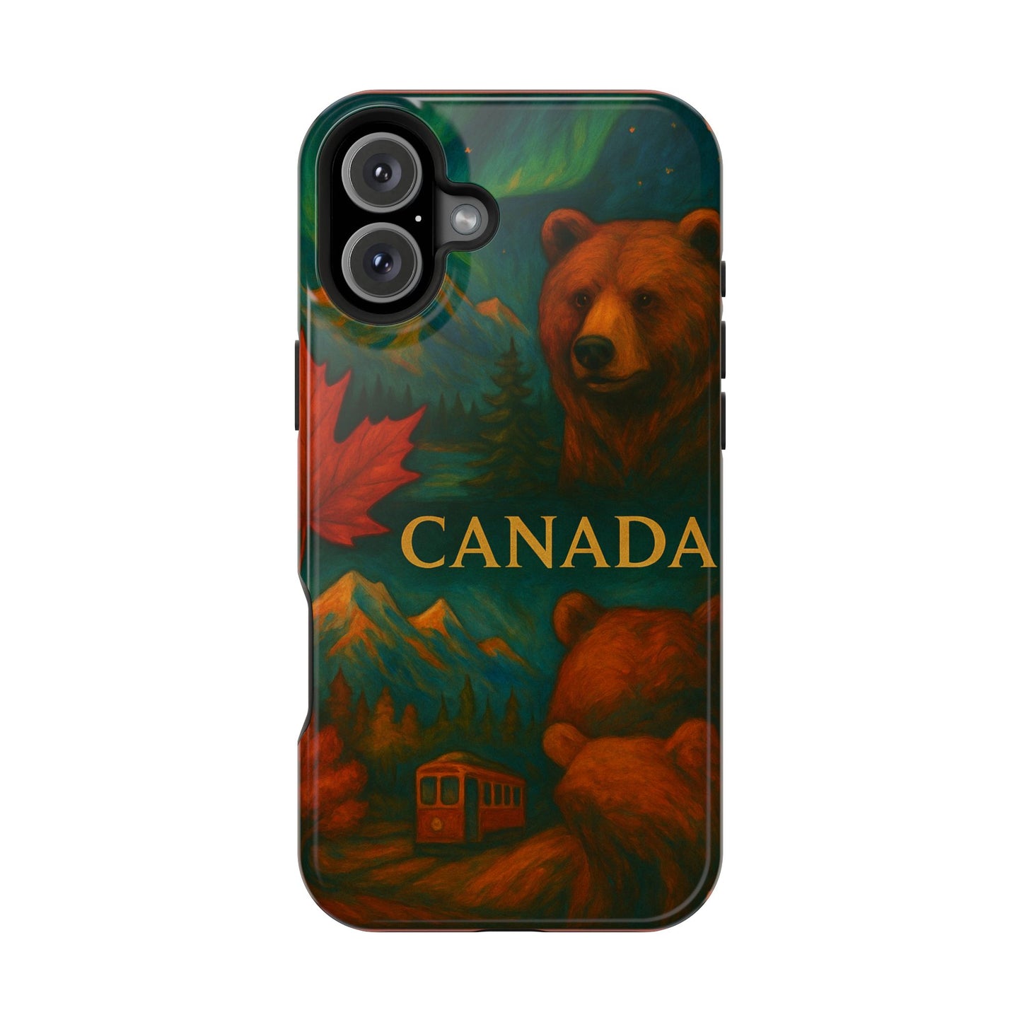 "Funda Magnética Reforzada Magnética Reforzada Canadá: Naturaleza Majestuosa y Espíritu Libre 🍁🏞️🦌"