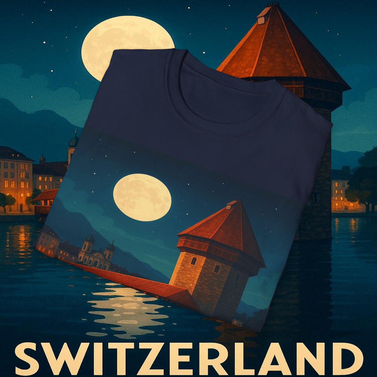 "Camiseta suiza❄️ – Tierra de montañas majestuosas y precisión legendaria"