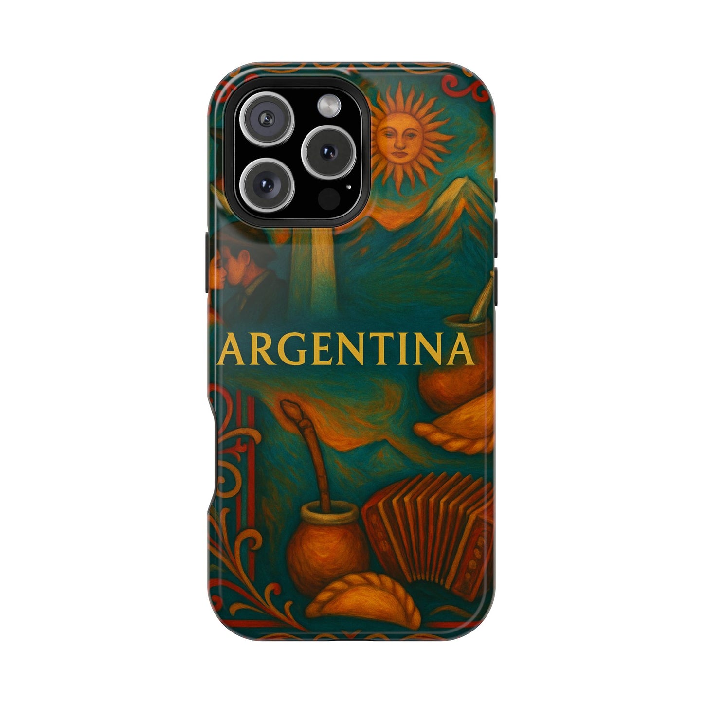 "Funda Magnética Reforzada Argentina: Pasión, Tradición y Tierra de Sueños🔥🏞️"