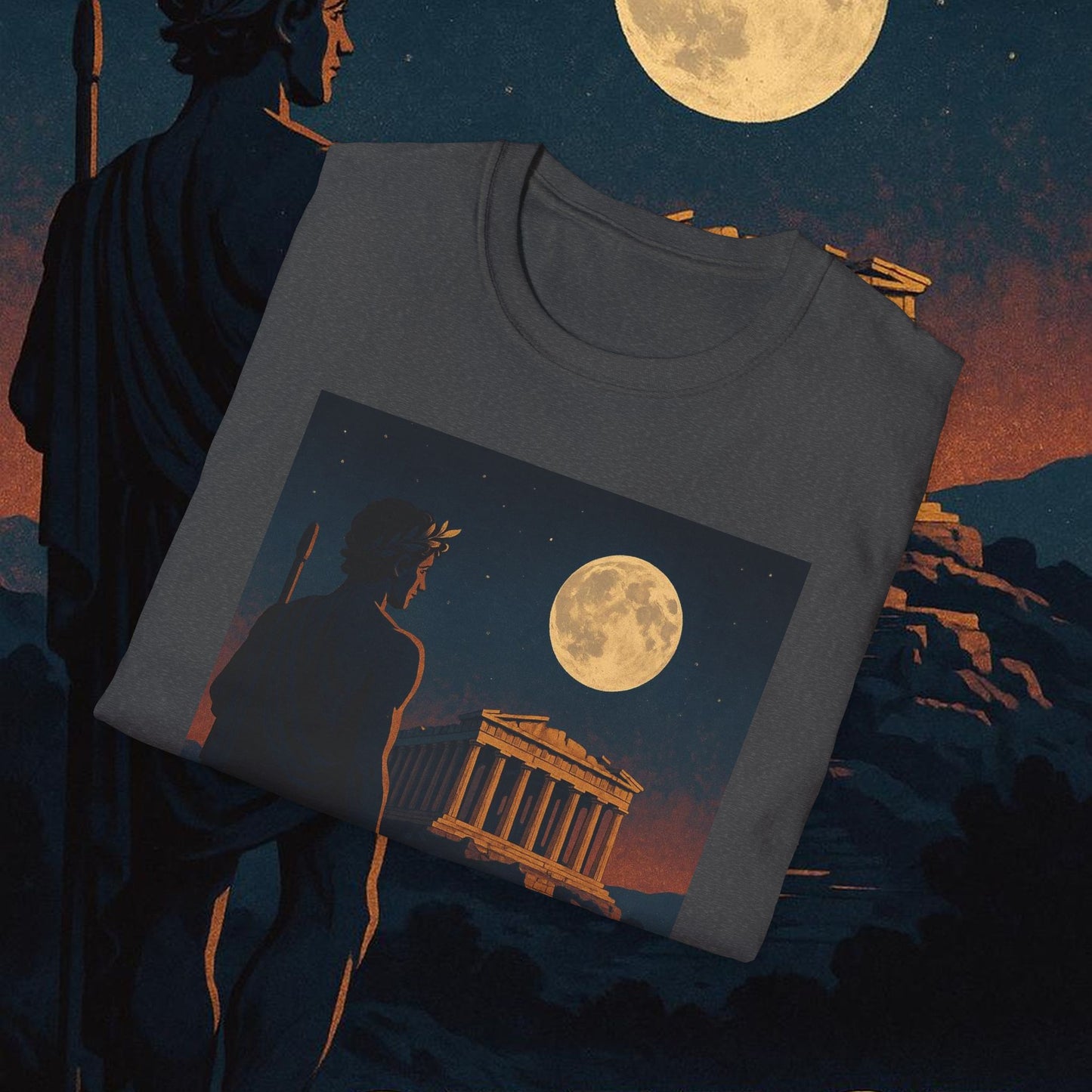 "Camiseta Grecia: Cuna de Dioses, Maravillas y Filosofía 🌊🏛️⚡"