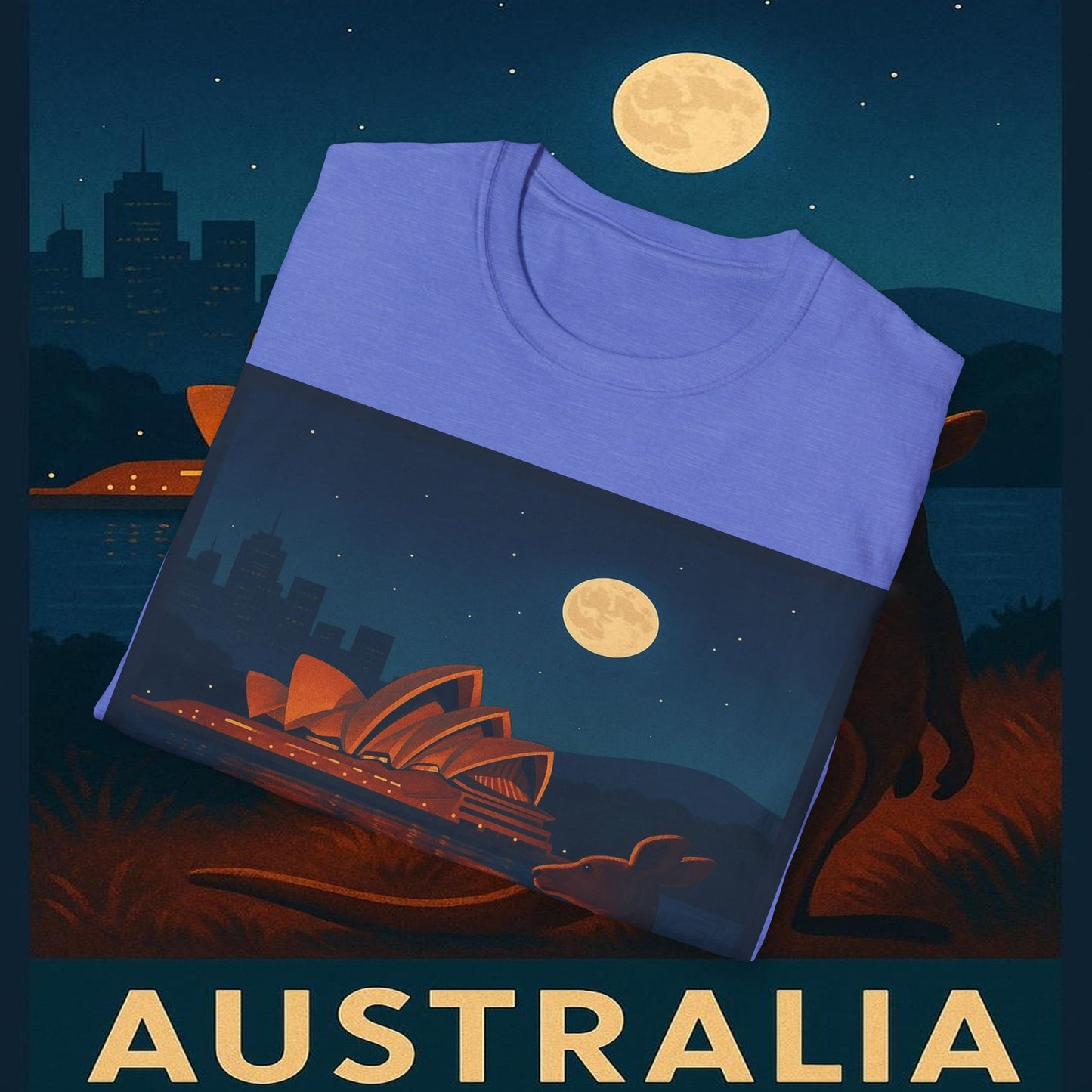"Camiseta Australia 🌞 – Tierra de maravillas naturales y espíritu libre"