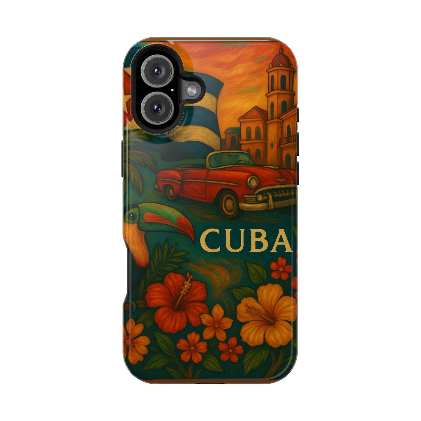 "Reinforced Magnetic Case Reinforced Magnetic Case Cuba: Rhythm, History and Caribbean Charm 🎺🚗🌴"