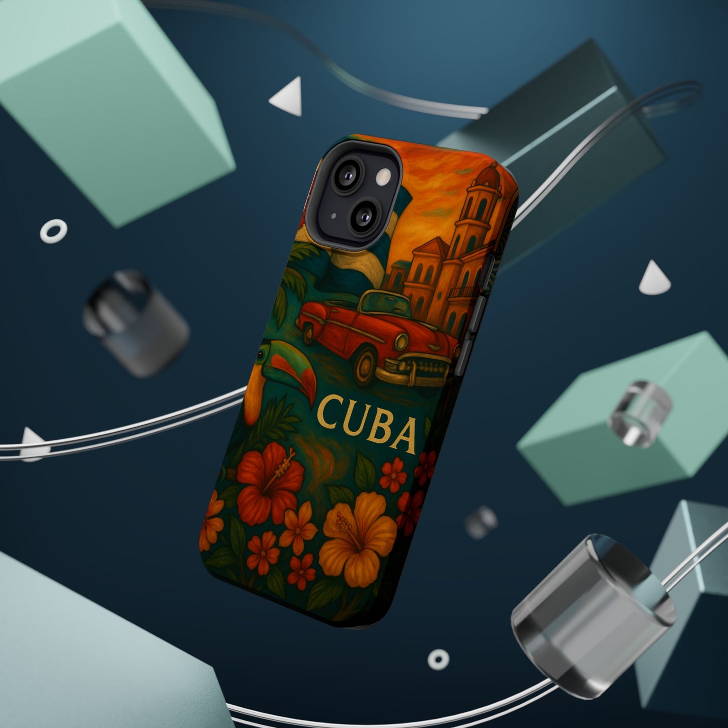"Reinforced Magnetic Case Reinforced Magnetic Case Cuba: Rhythm, History and Caribbean Charm 🎺🚗🌴"