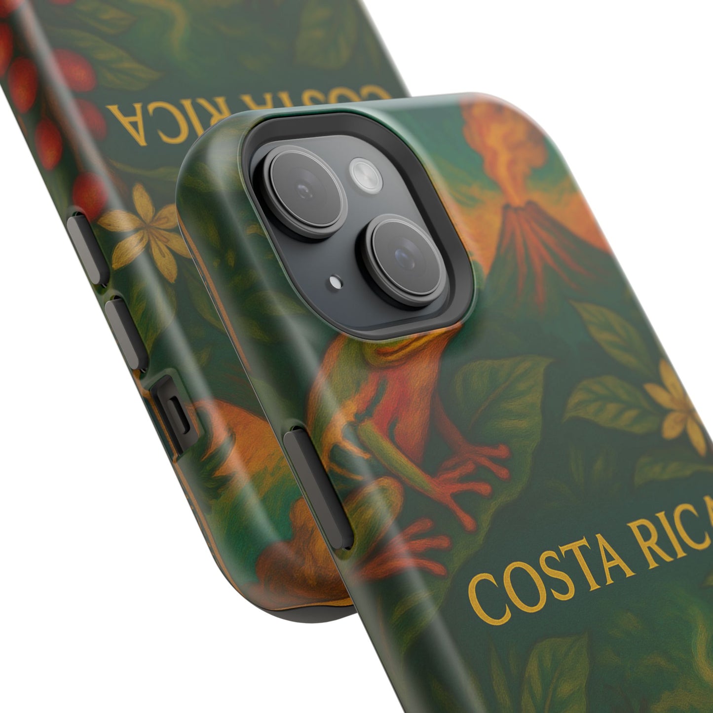 "Funda Magnética Reforzada Magnética Reforzada Costa Rica: Pura Vida entre Volcanes y Selvas 🌋🌴🦜"