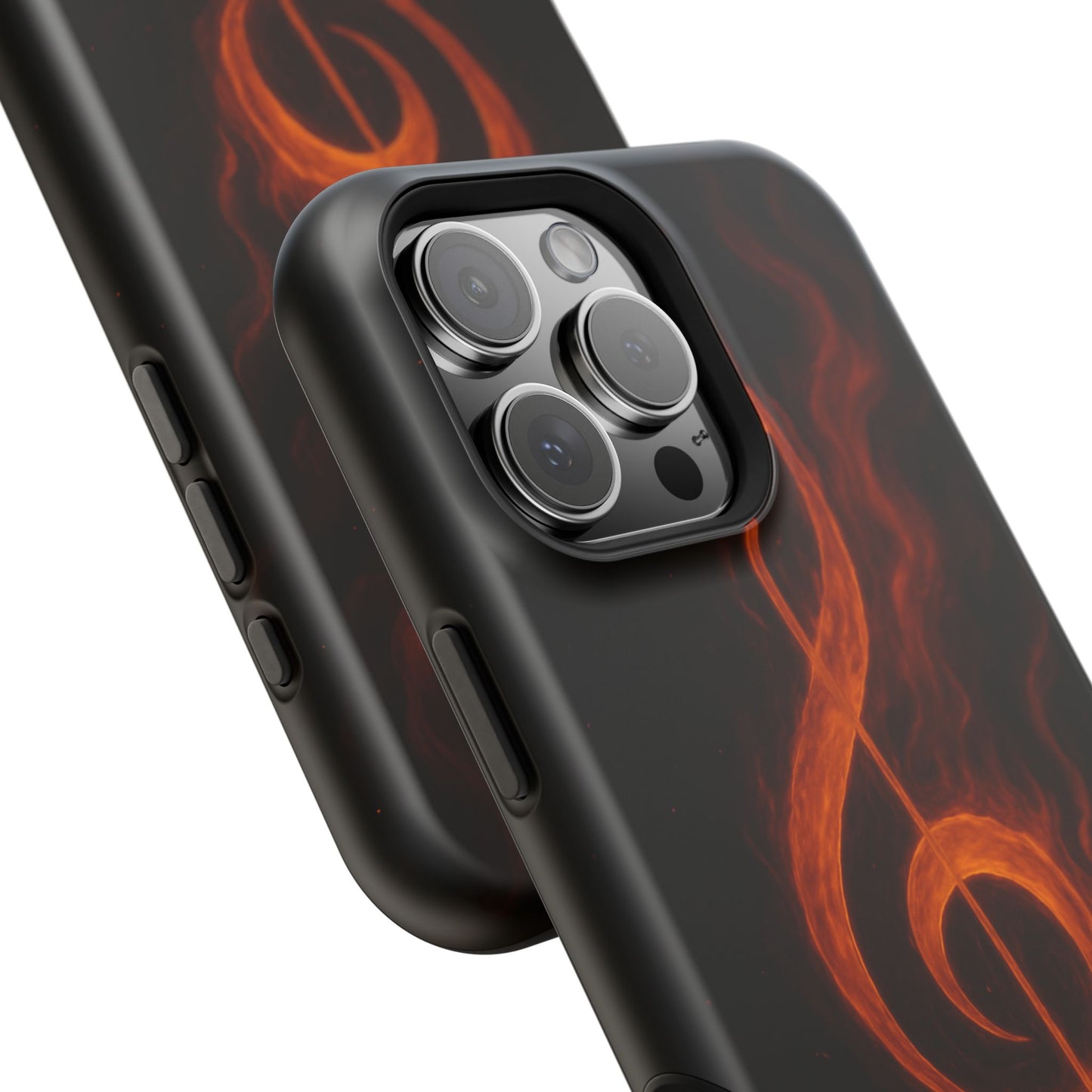 "Reinforced Magnetic Case Reinforced Magnetic Treble Clef 🎼🔥Where a note is born... a flame is born.” 🔥🎼