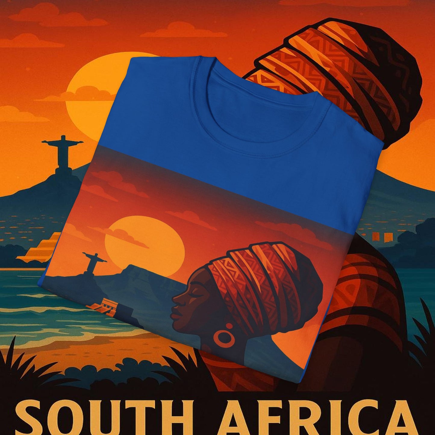 "Camiseta Sudáfrica 🌍 – Un mundo de aventuras y diversidad"