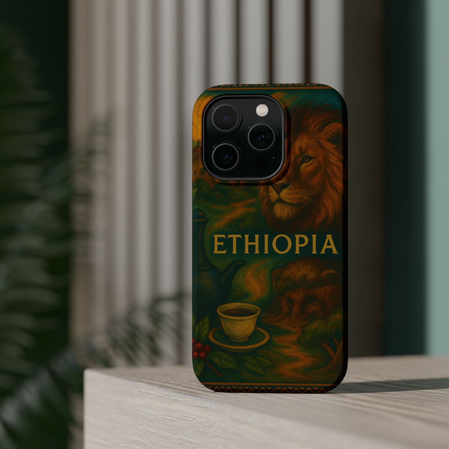 "Reinforced Magnetic Case Ethiopia – Sacred Land and Ancestral Soul"