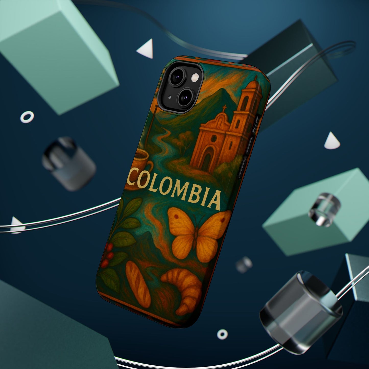 "Funda Magnética Reforzada Colombia: Magia de Colores, Café y Tradición ☕🎨🌄"