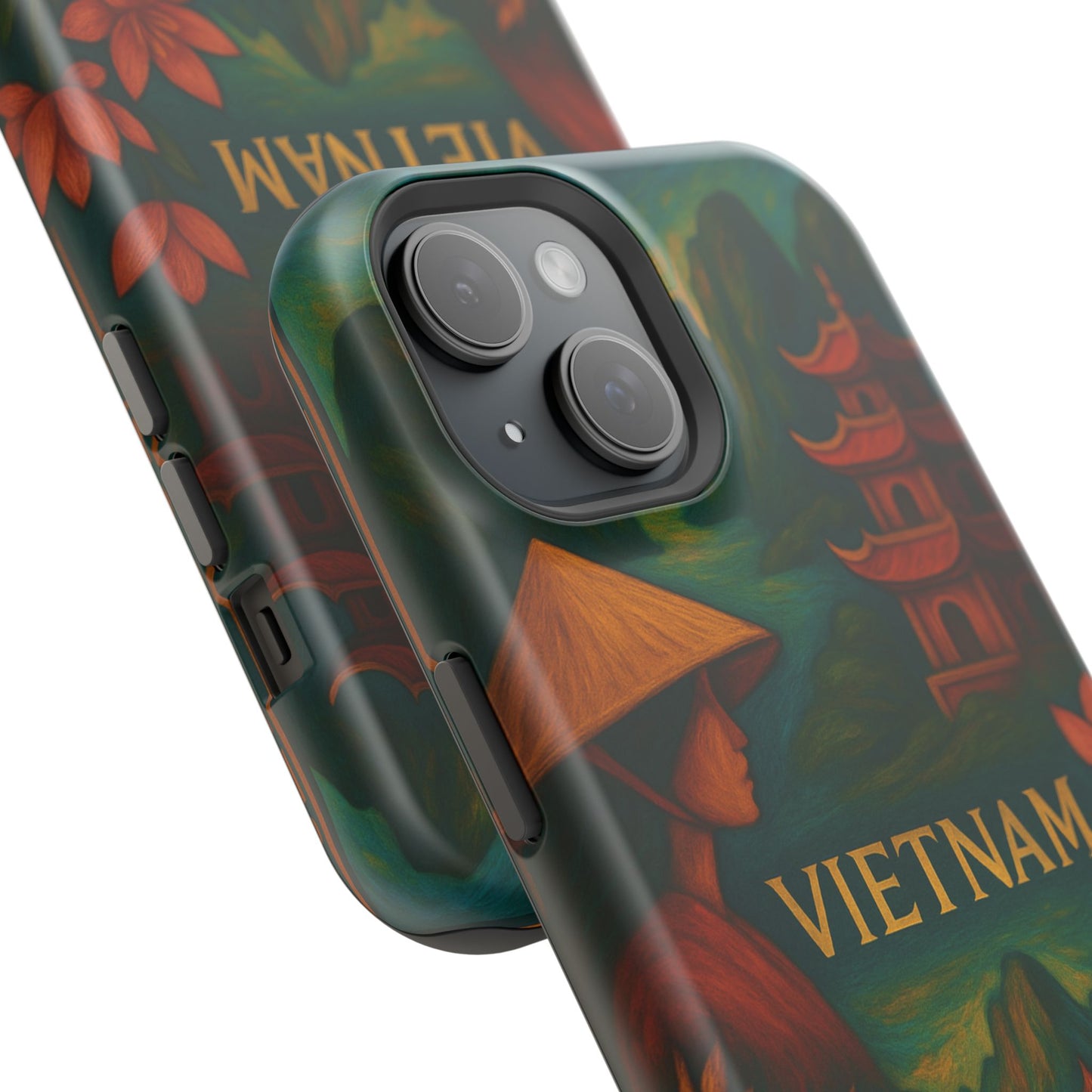 "Reinforced Magnetic Case Vietnam: Tradition, Nature and Ancestral Legends 🎋🏯🐉"
