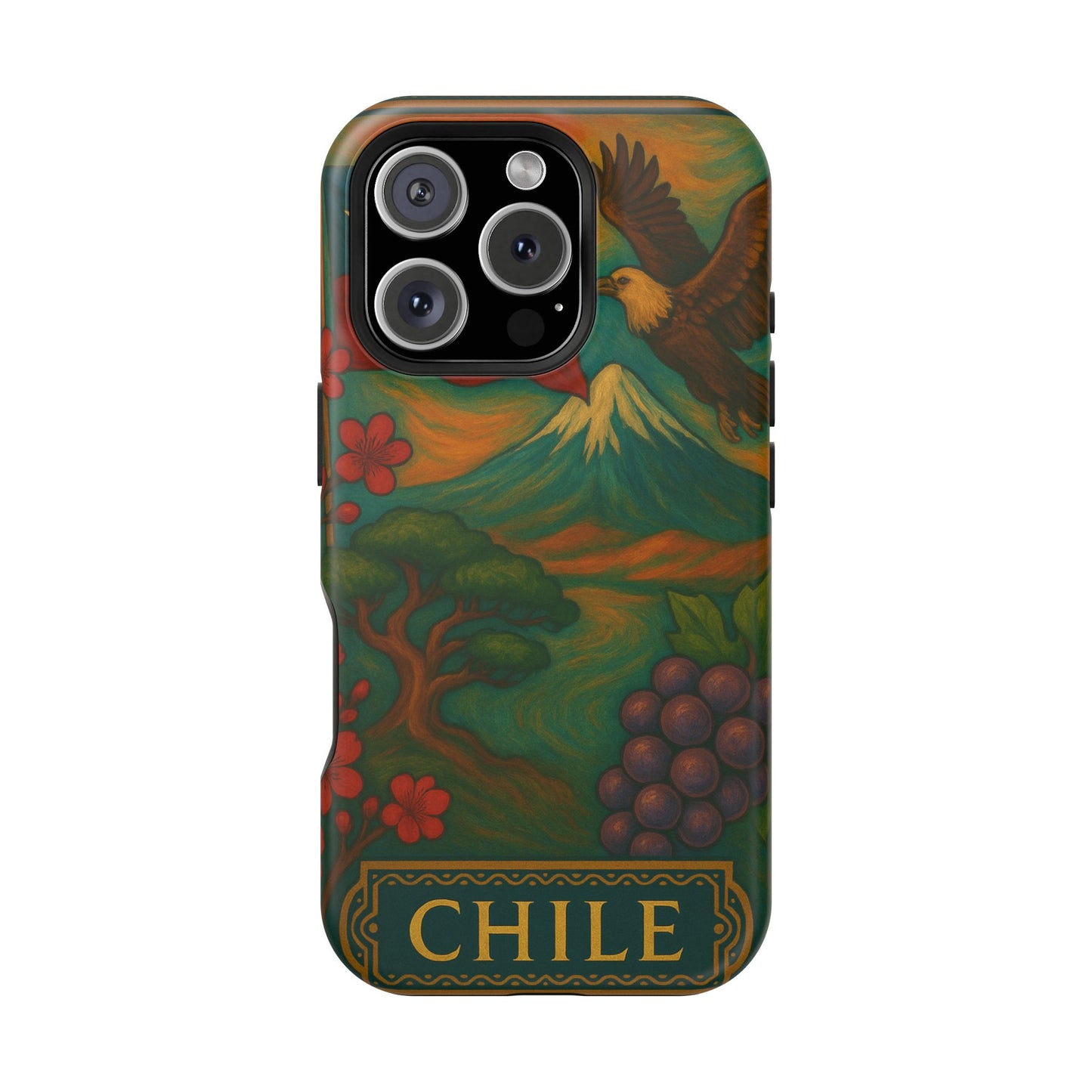 "Funda Magnética Reforzada Magnética Reforzada Chile: Naturaleza Indómita y Horizontes Eternos 🏔️🍇🏜️"