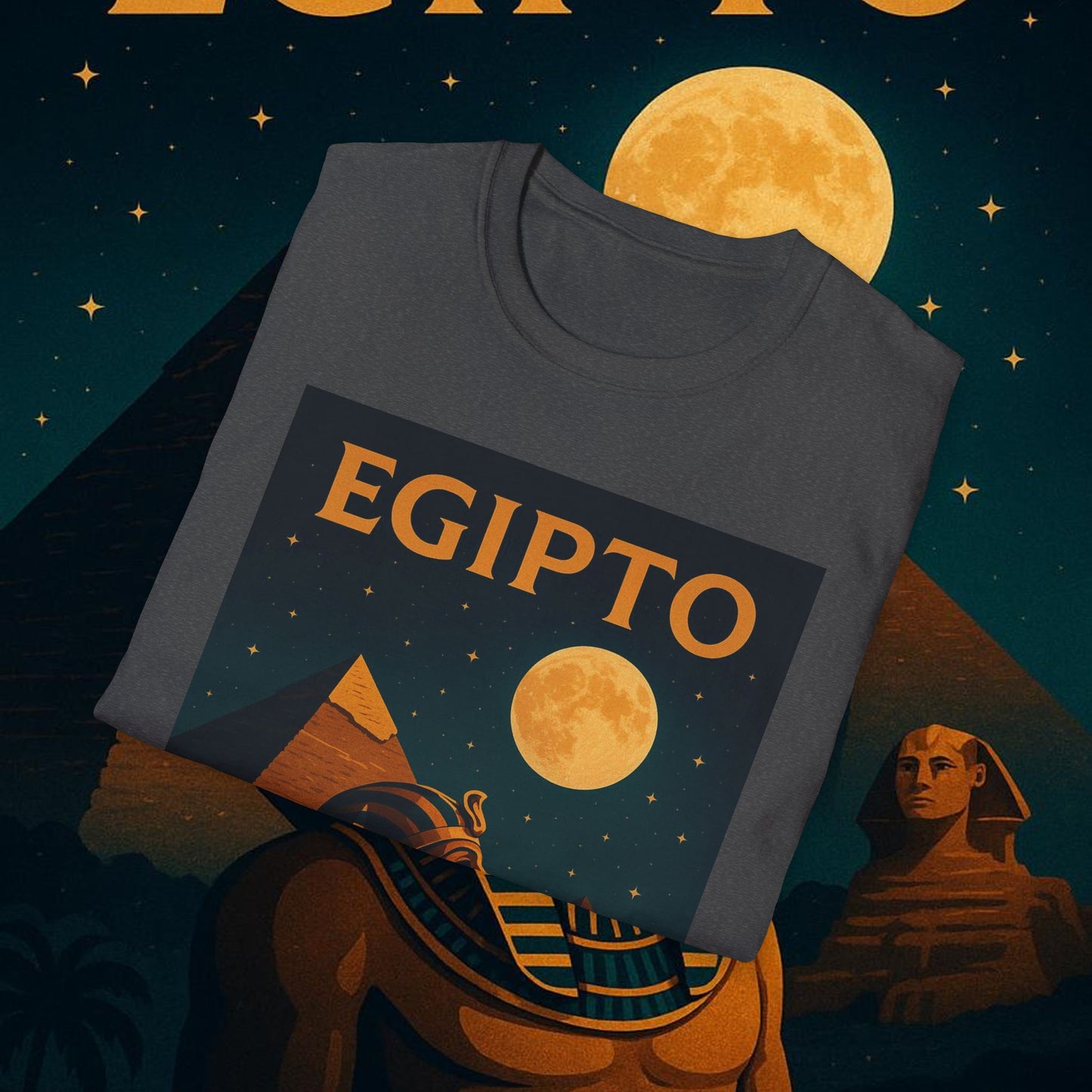 "Camiseta Egipto Misterio Dorado del Nilo 🏺🌅🐫"