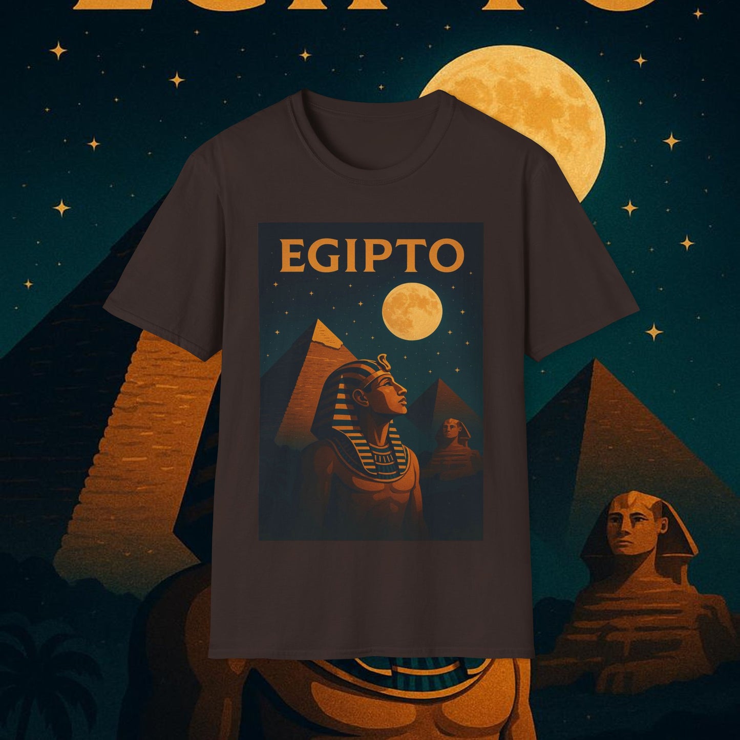 "Camiseta Egipto Misterio Dorado del Nilo 🏺🌅🐫"