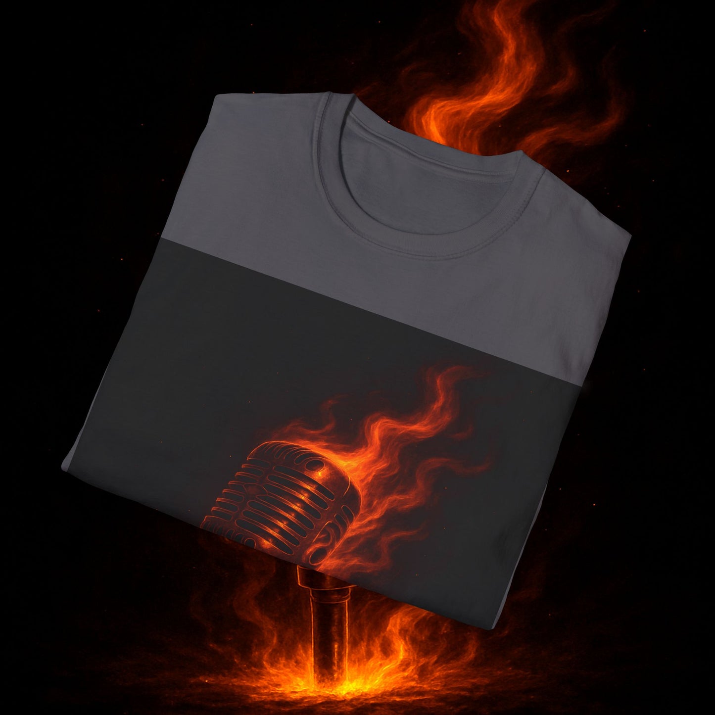 "Camiseta voz 🎤🔥Dilo con fuego. Cántalo con alma.” 🔥🎤