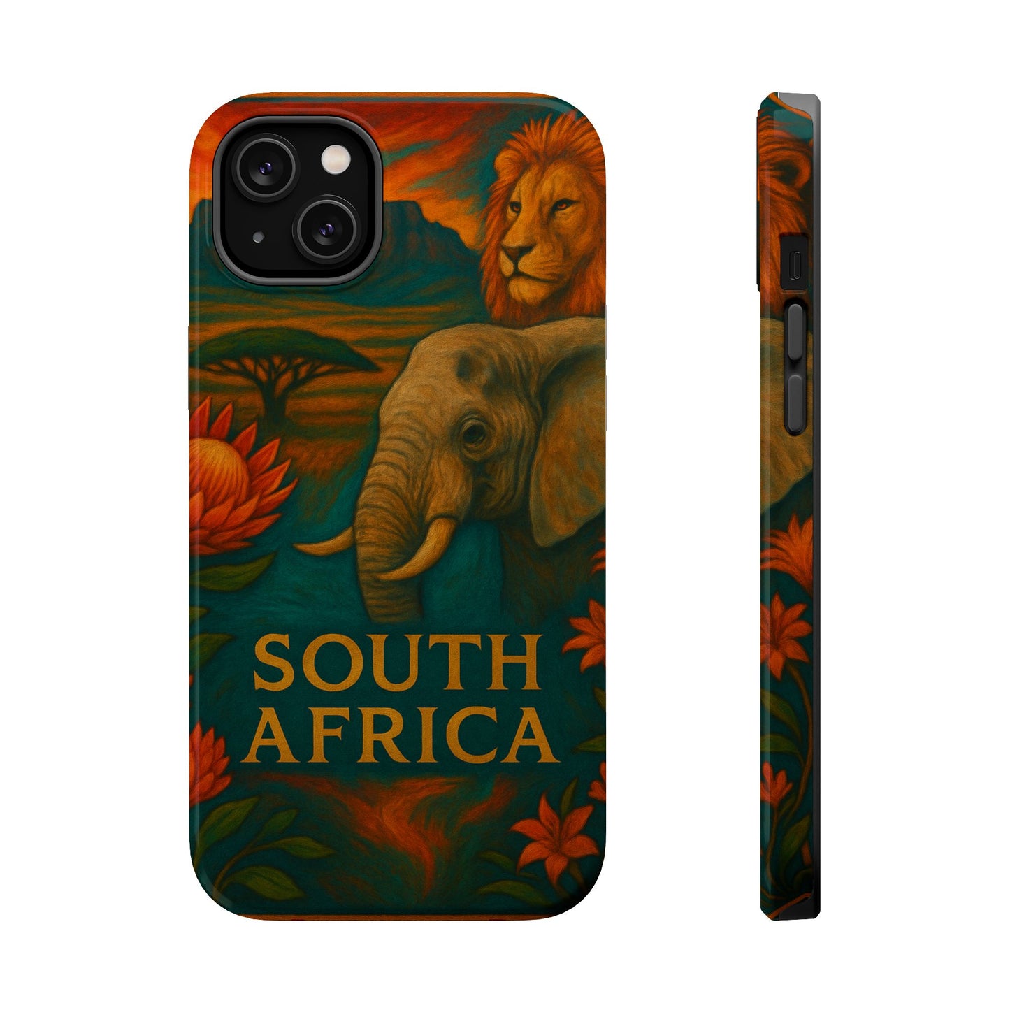 "Funda Magnética Reforzada Magnética Reforzada Sudáfrica 🌍 – Un mundo de aventuras y diversidad"