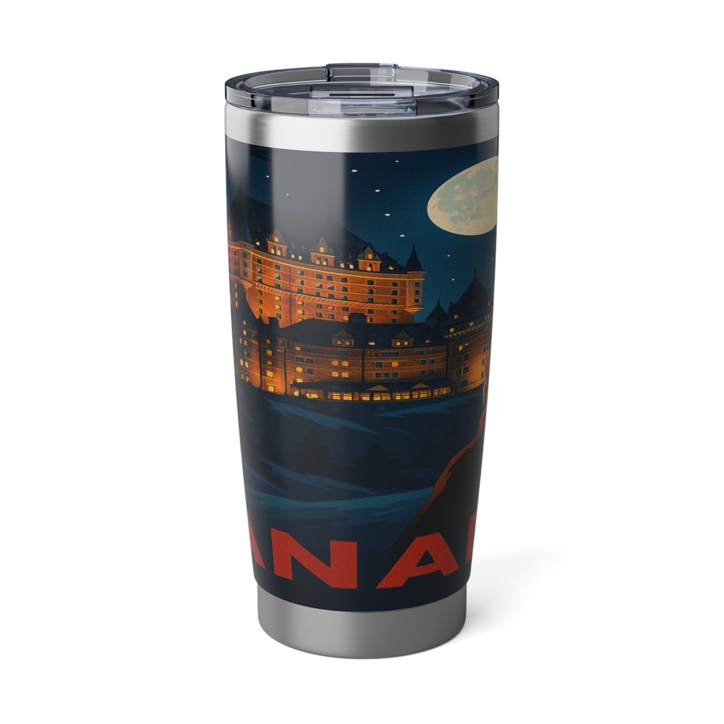 "Vaso Térmico Vagabond 20oz Canadá: Naturaleza Majestuosa y Espíritu Libre 🍁🏞️🦌"