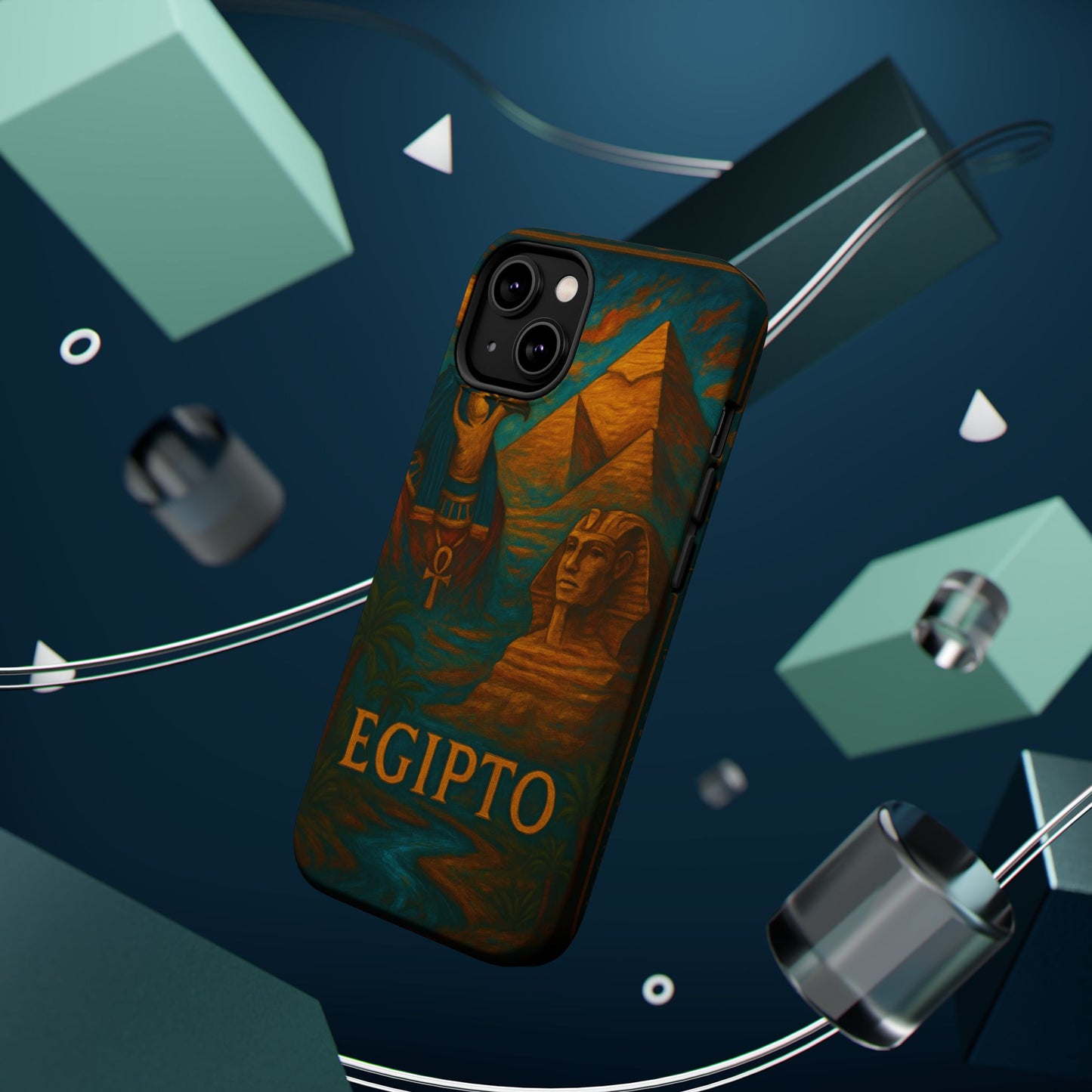 "Funda Magnética Reforzada Egipto Misterio Dorado del Nilo 🏺🌅🐫