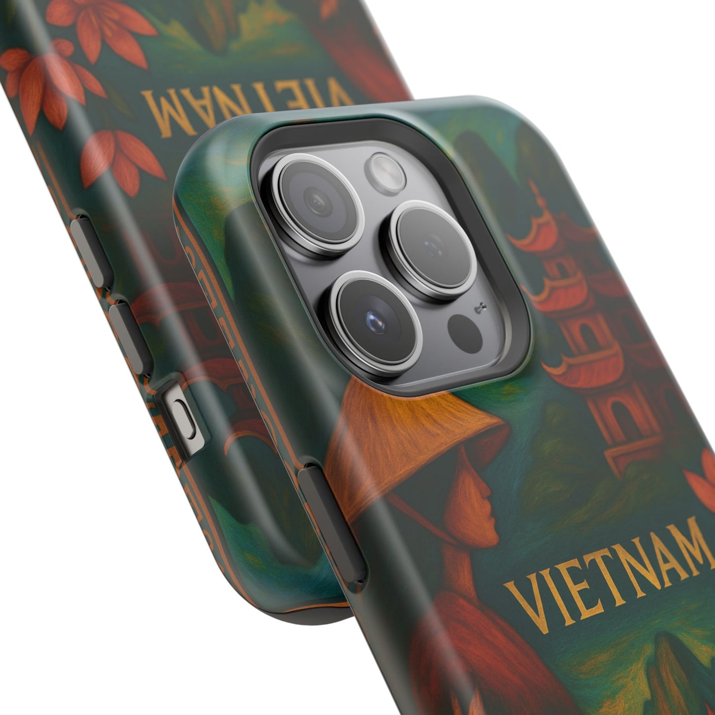 "Reinforced Magnetic Case Vietnam: Tradition, Nature and Ancestral Legends 🎋🏯🐉"