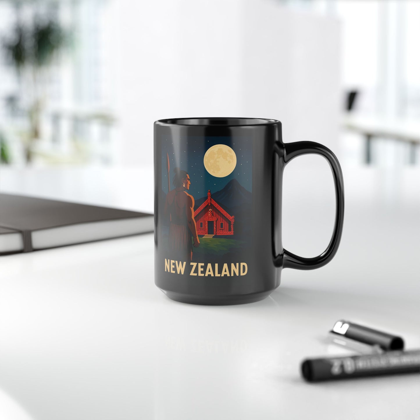 "New Zealand Mug🏞️ – A paradise of nature and adventure"
