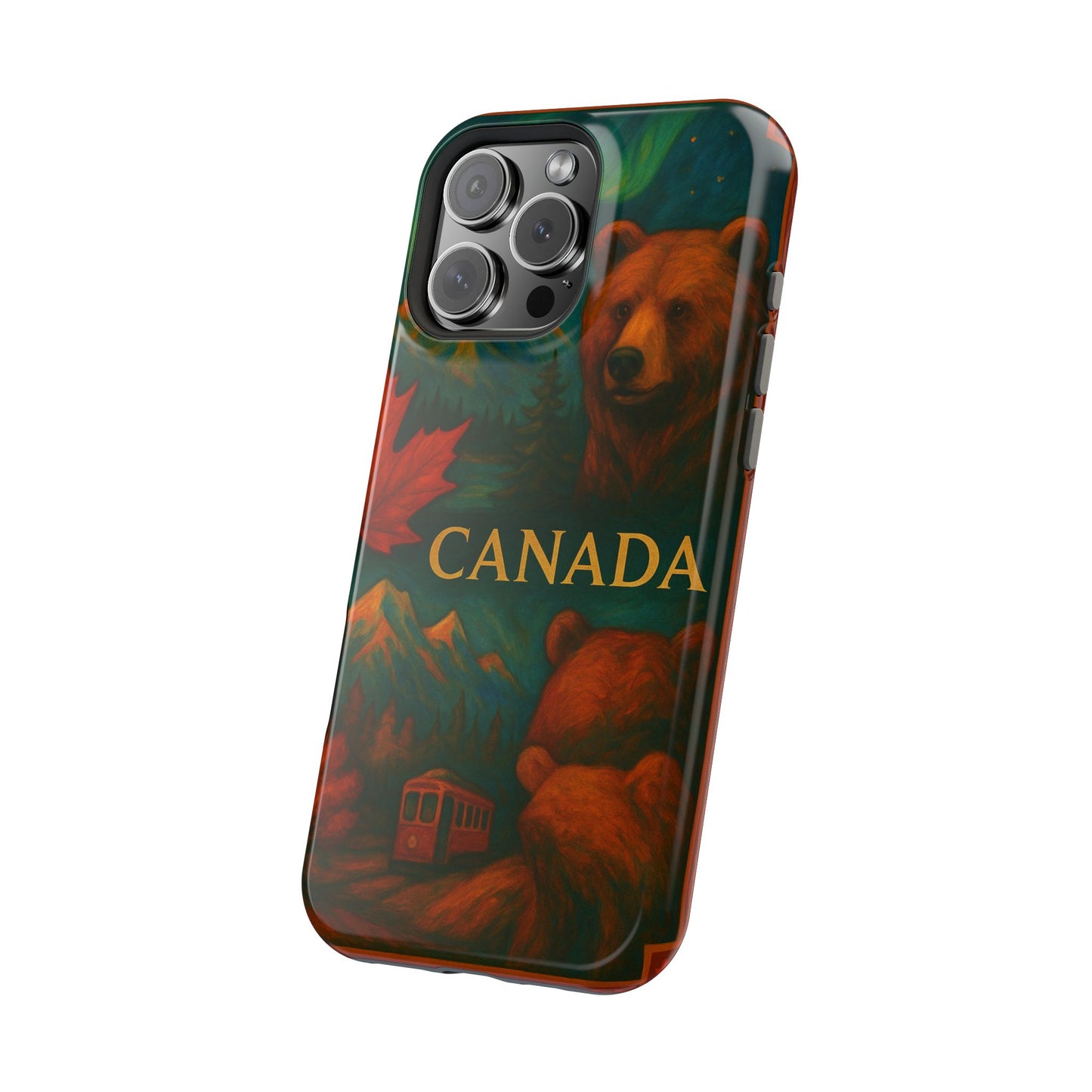 "Funda Magnética Reforzada Magnética Reforzada Canadá: Naturaleza Majestuosa y Espíritu Libre 🍁🏞️🦌"