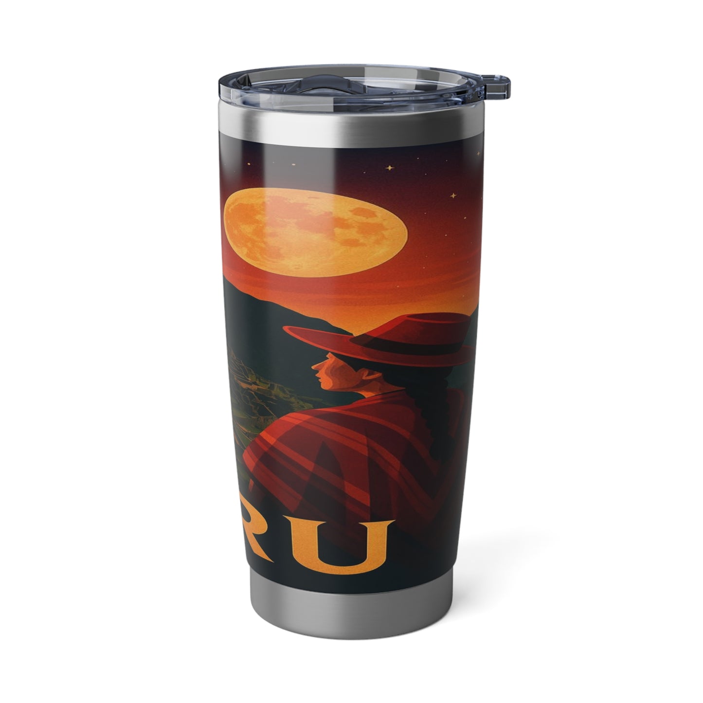"Vaso Térmico Vagabond 20oz Perú: Misticismo, Historia y Maravillas Eternas 🏔️🦙🛕"