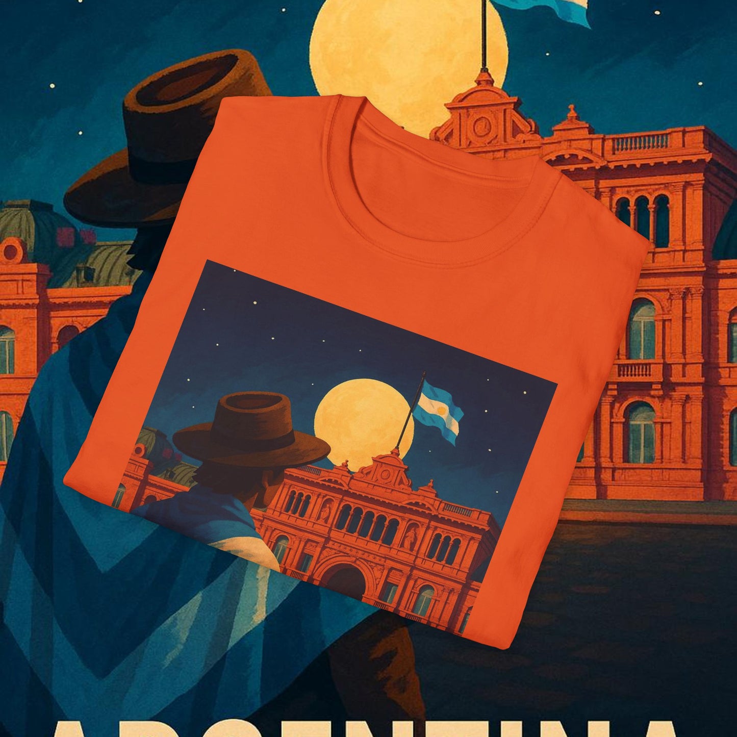 "Camiseta Argentina: Pasión, Tradición y Tierra de Sueños 🇦🇷🔥🏞️"