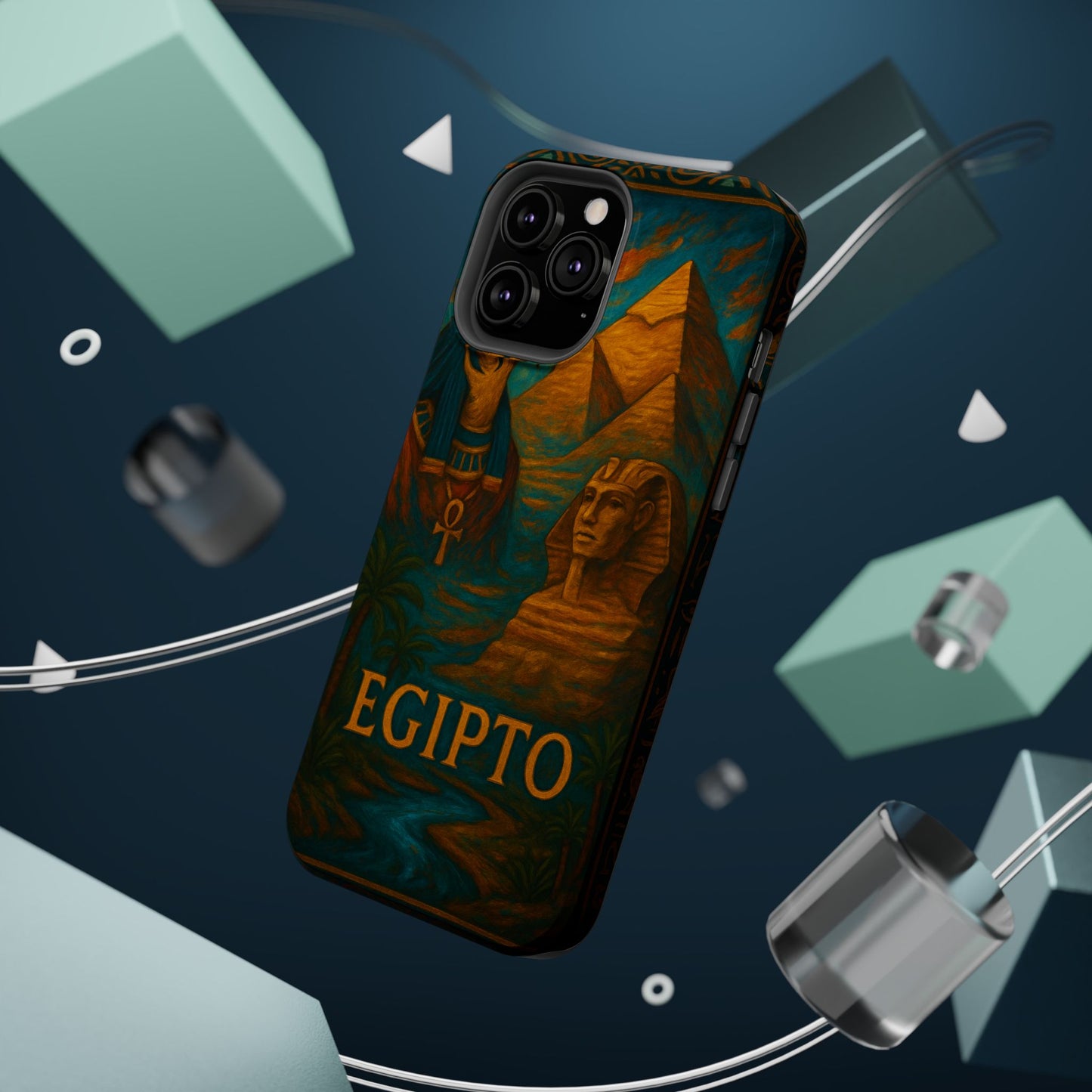 "Funda Magnética Reforzada Egipto Misterio Dorado del Nilo 🏺🌅🐫